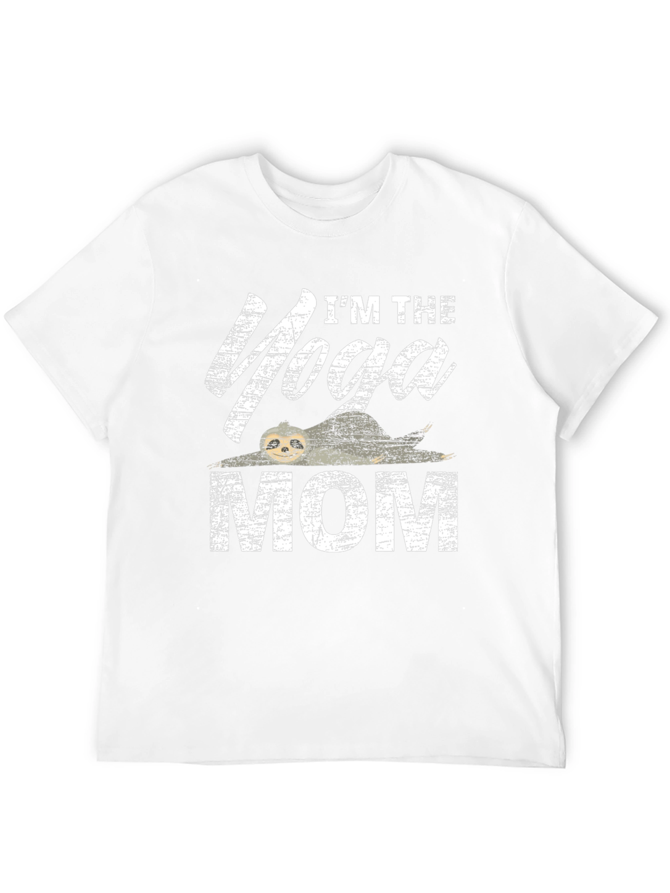Im the Yoga Mom Distressed Graphic Tee
