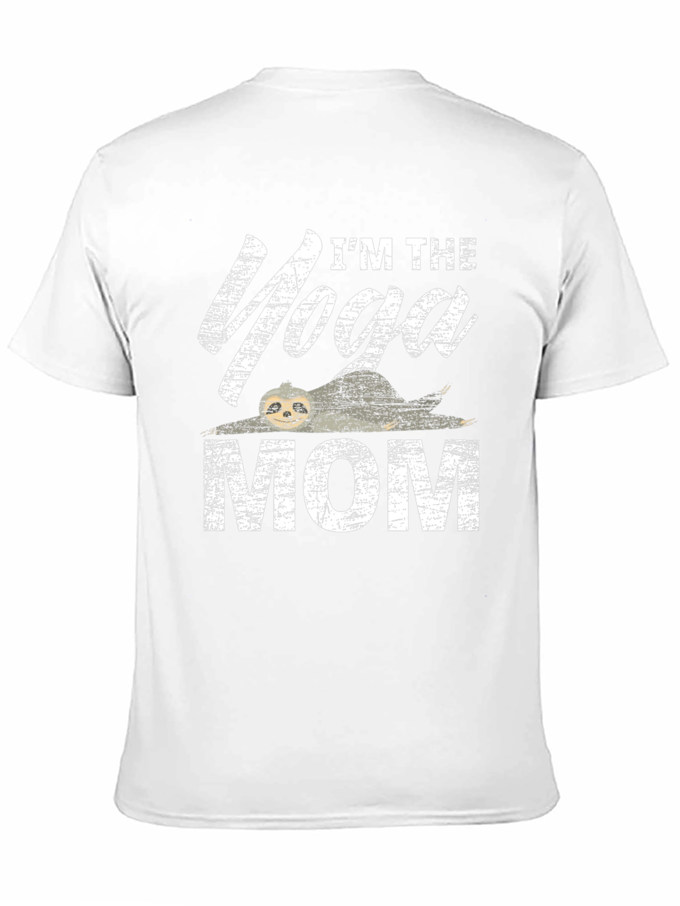 Im the Yoga Mom Distressed Graphic Tee