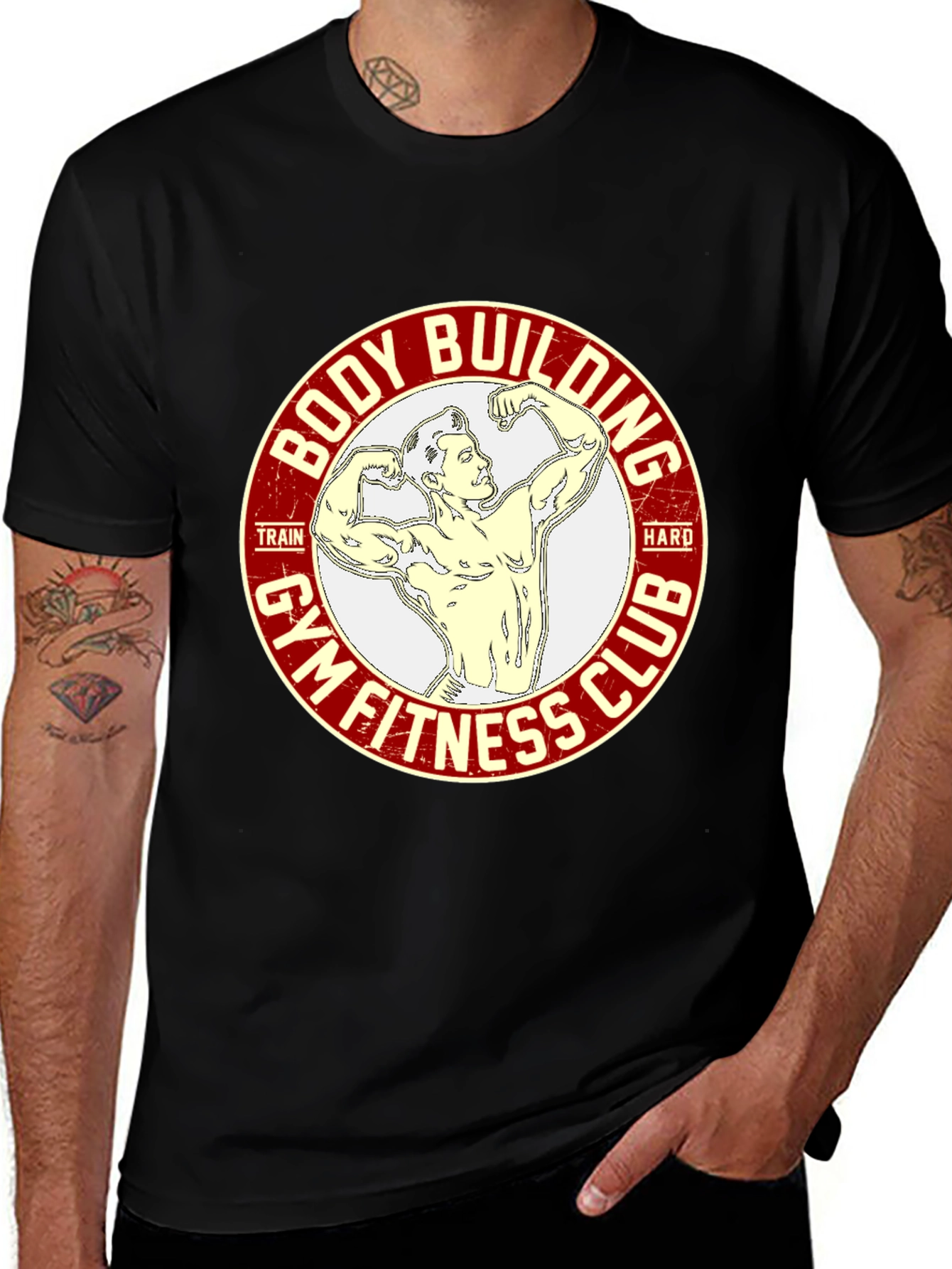 Bodybuilding Gym Fitness Club Graphic T-Shirt
