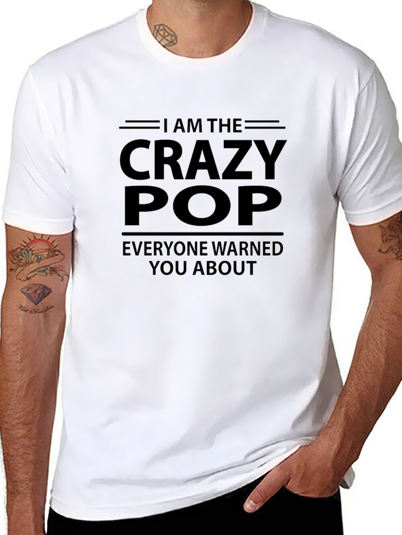 Crazy Pop T-Shirt - Funny Grandfather Gift