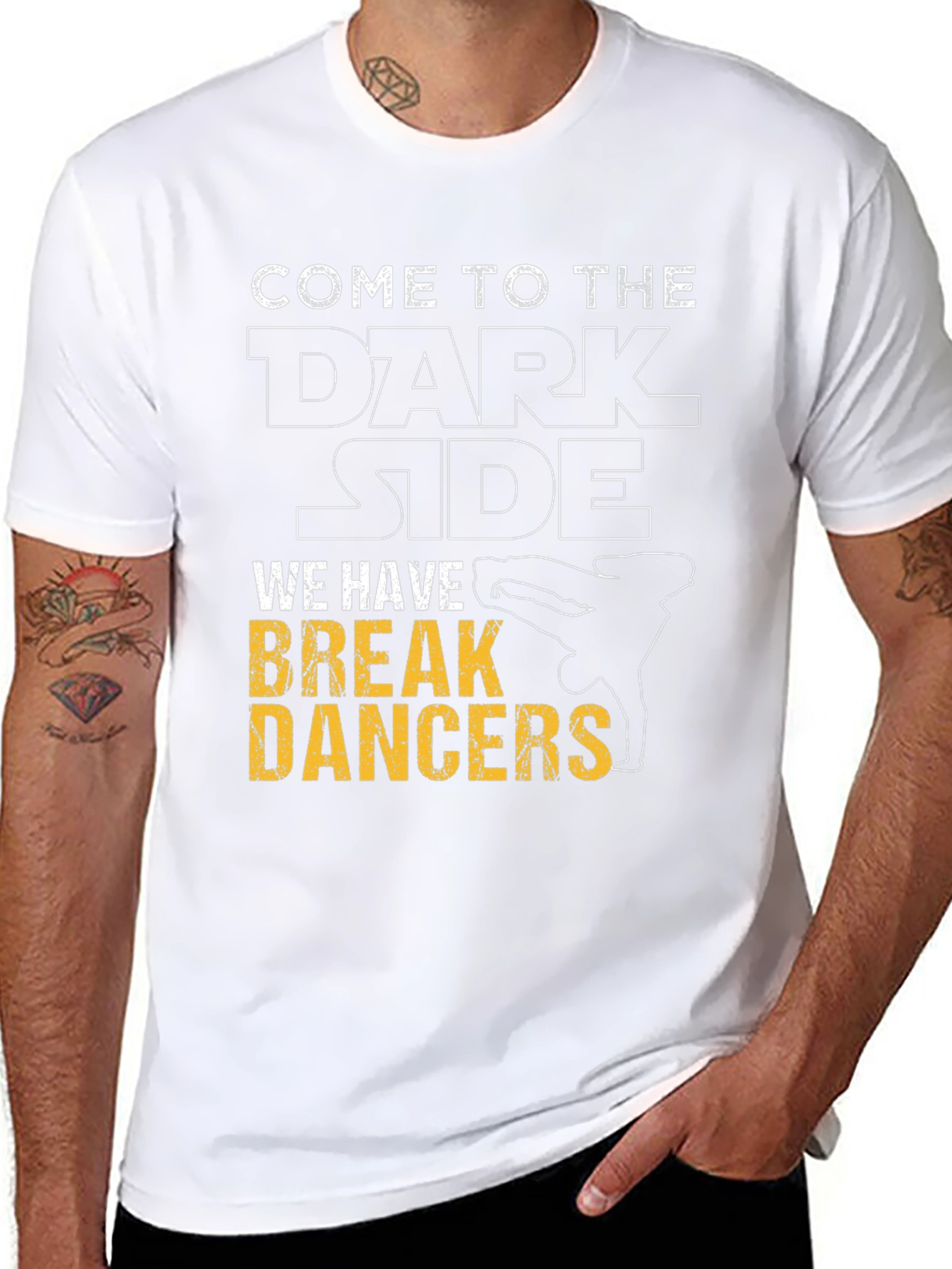 Come to the Dark Side Breakdancers Graphic Tee