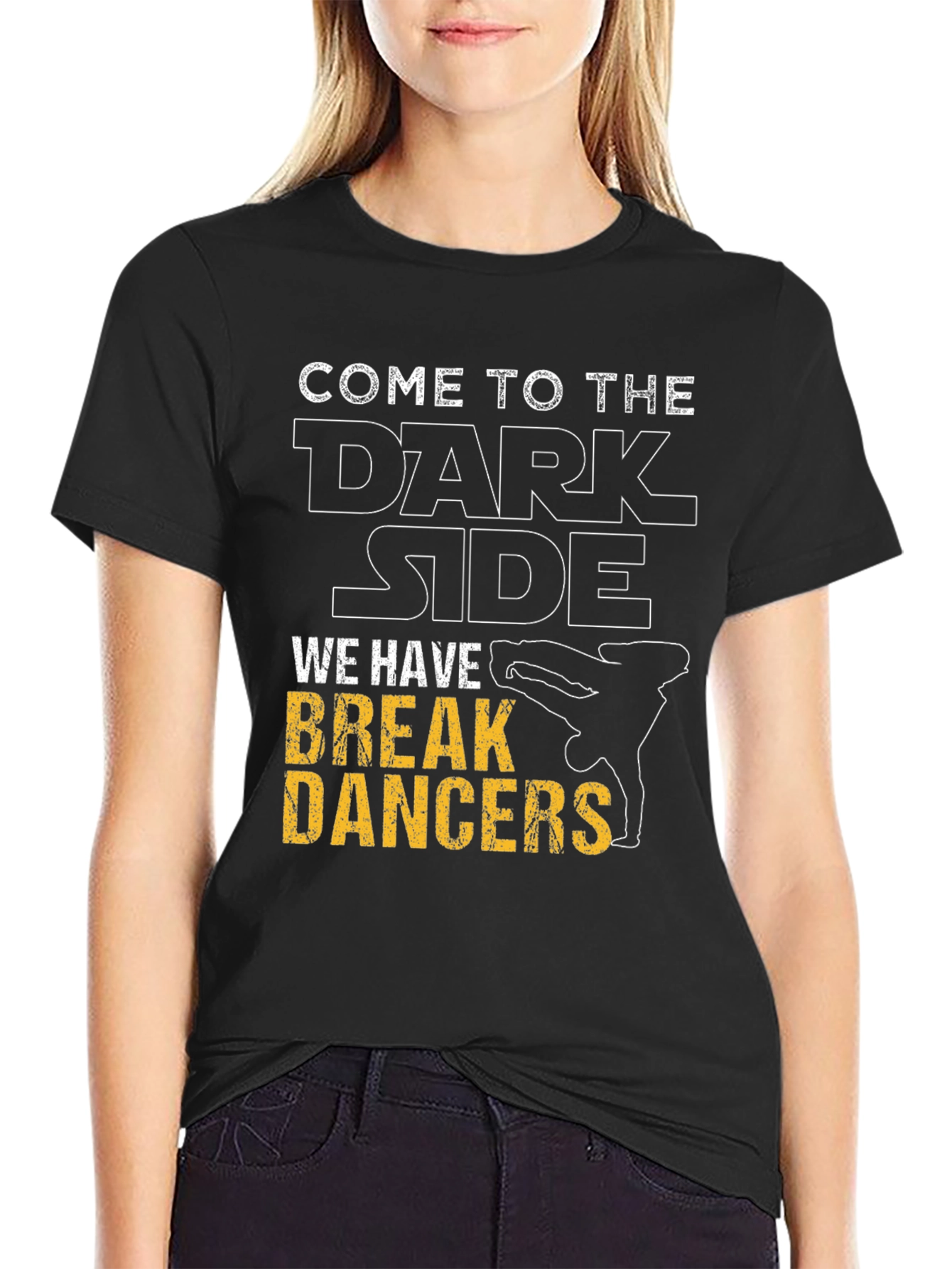 Come to the Dark Side Breakdancers Graphic Tee