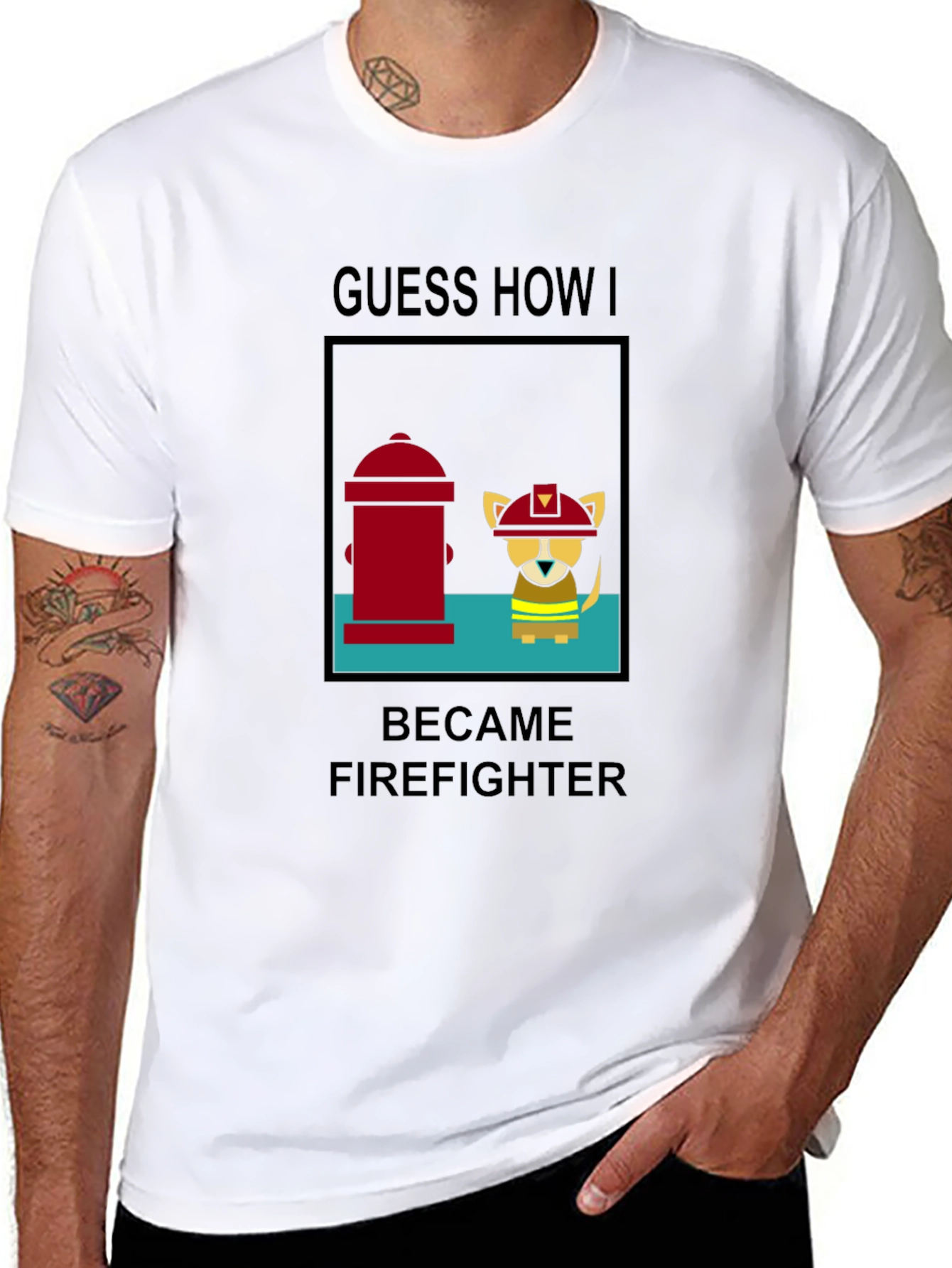 Guess How I Became Firefighter T-Shirt