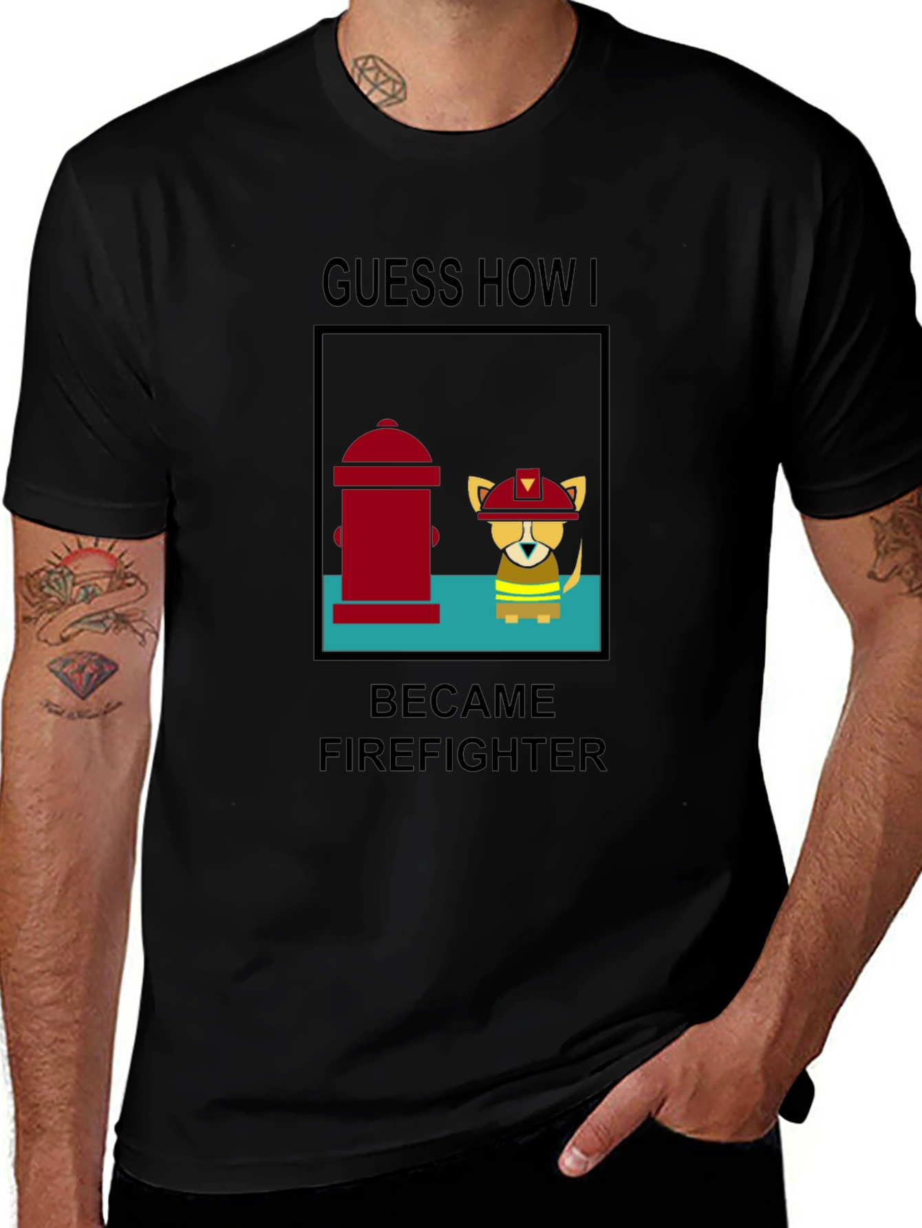 Guess How I Became Firefighter T-Shirt