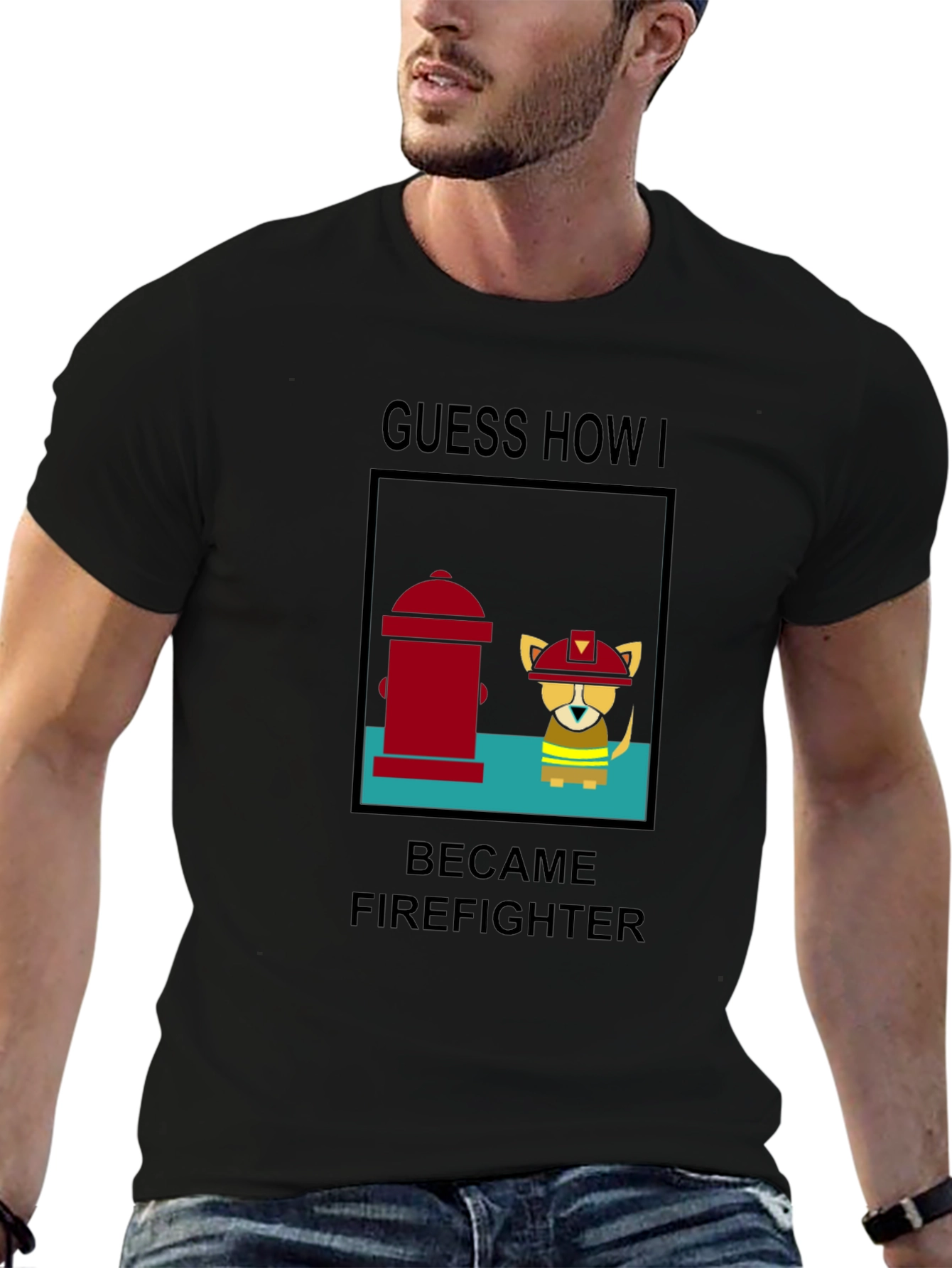 Guess How I Became Firefighter T-Shirt