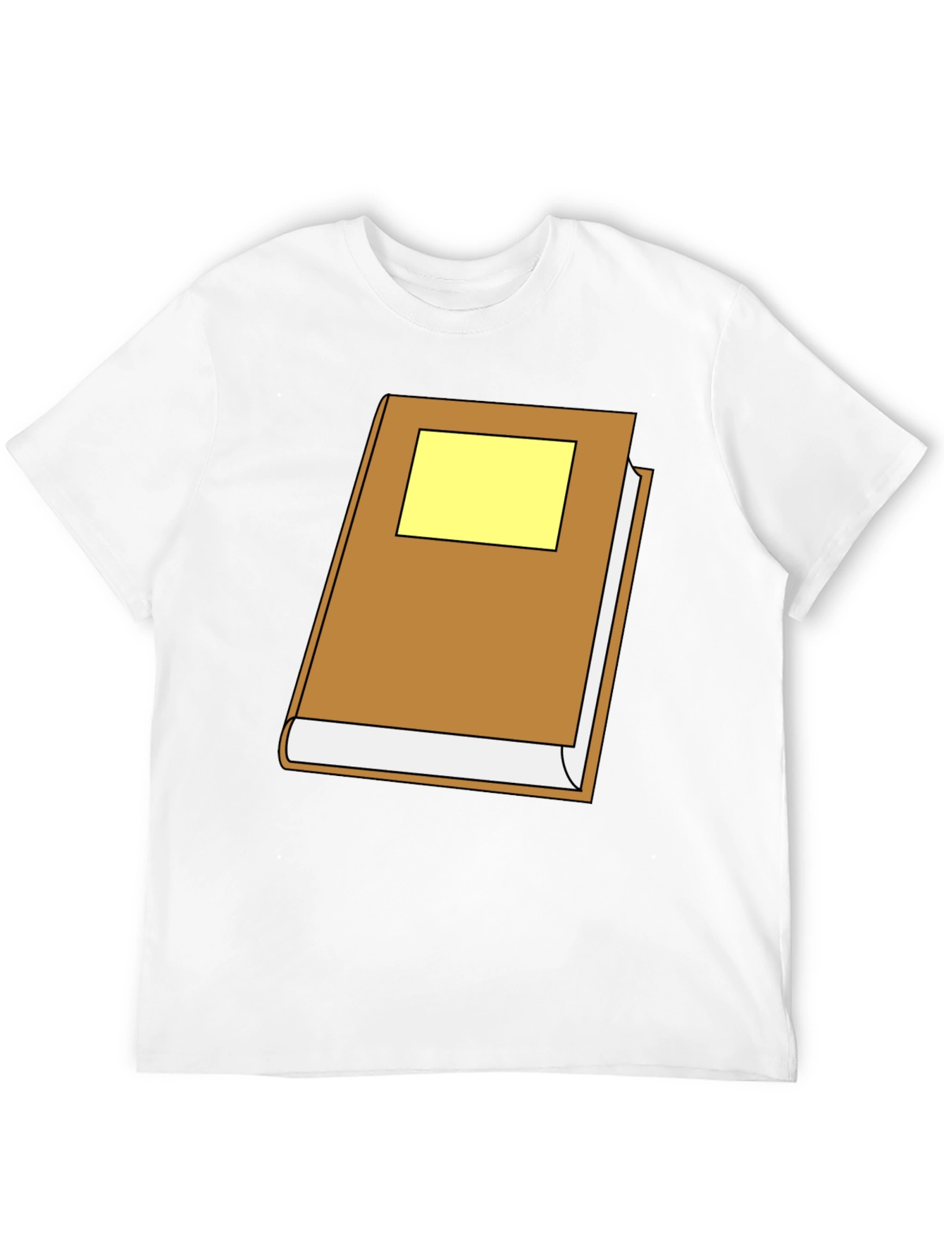 Cartoon Book Graphic Black T-Shirt
