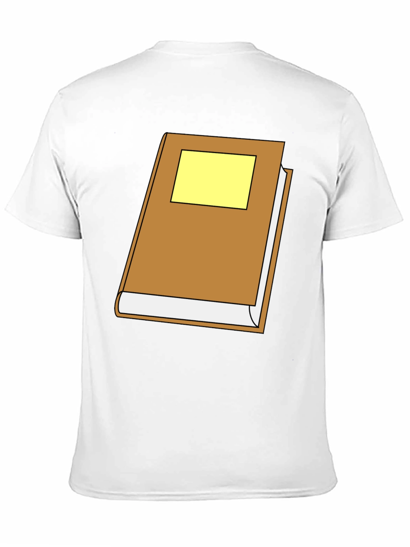 Cartoon Book Graphic Black T-Shirt
