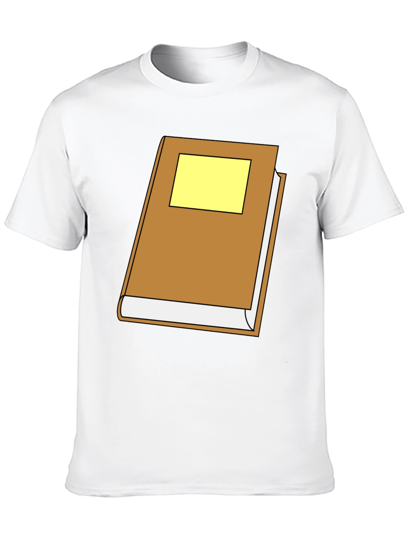 Cartoon Book Graphic Black T-Shirt