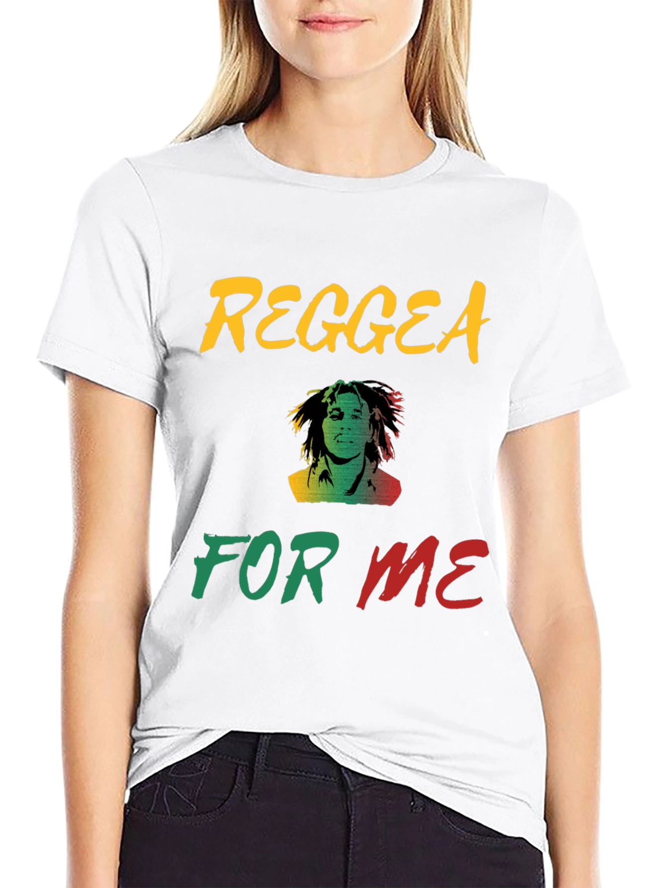 Reggea For Me Graphic Print T-Shirt
