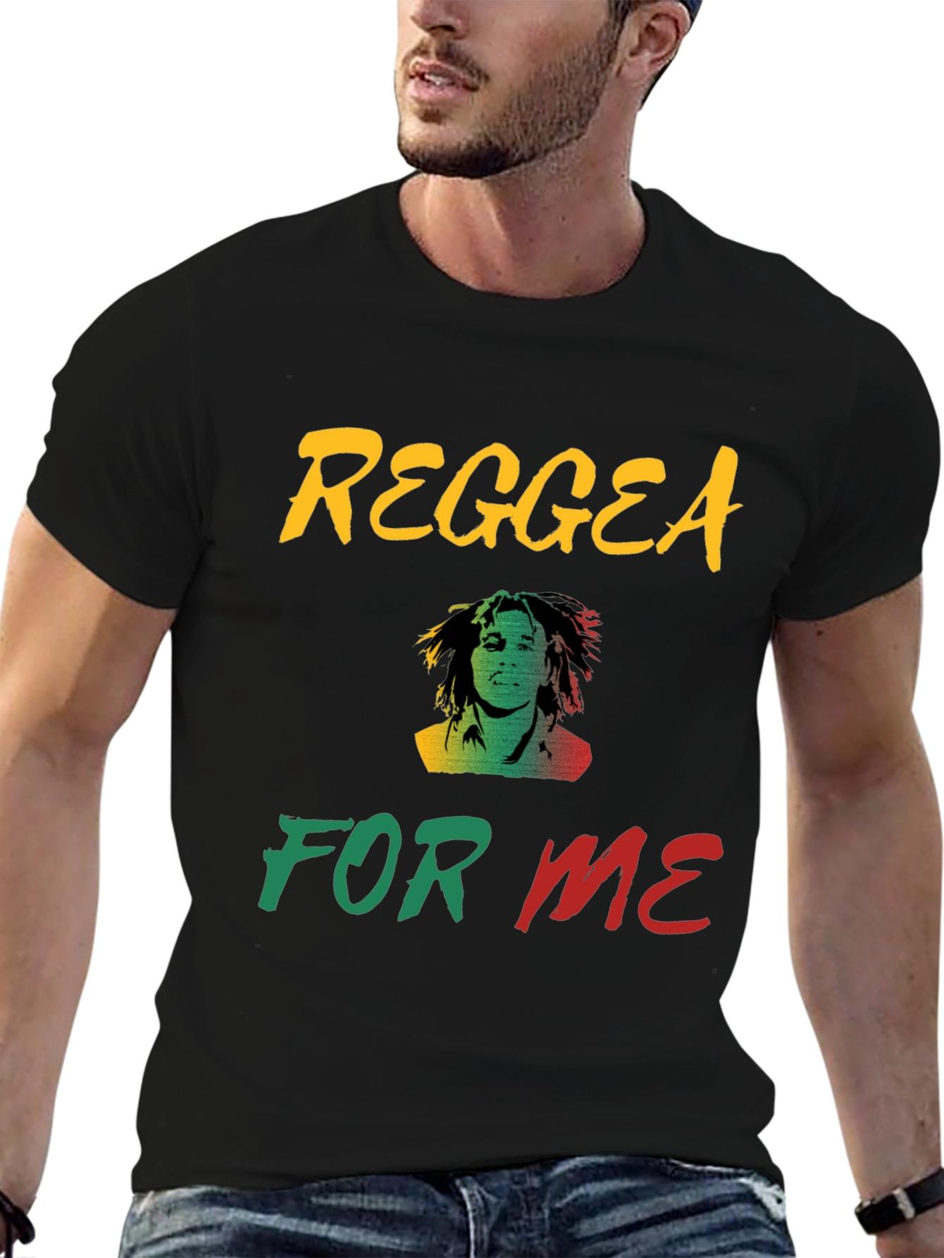 Reggea For Me Graphic Print T-Shirt