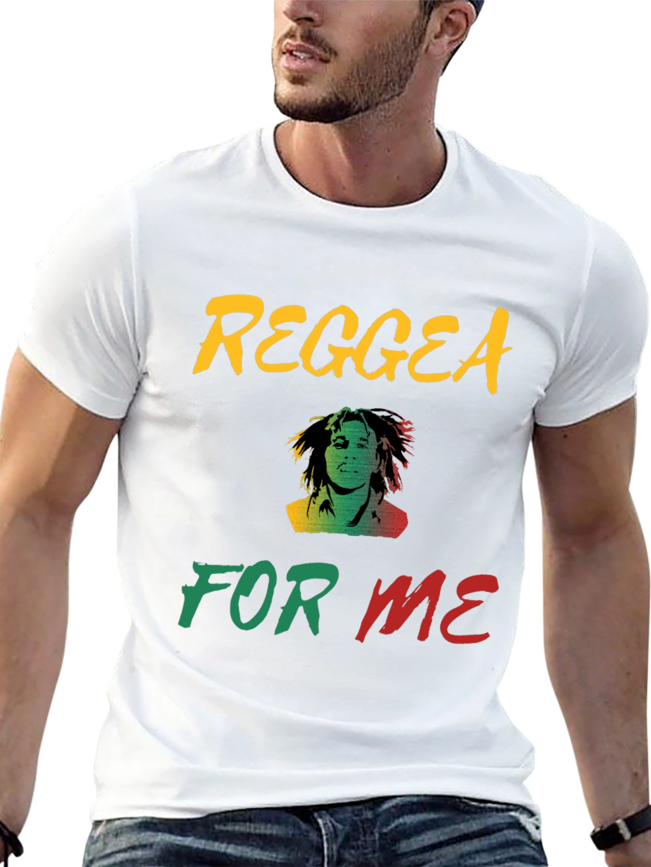 Reggea For Me Graphic Print T-Shirt