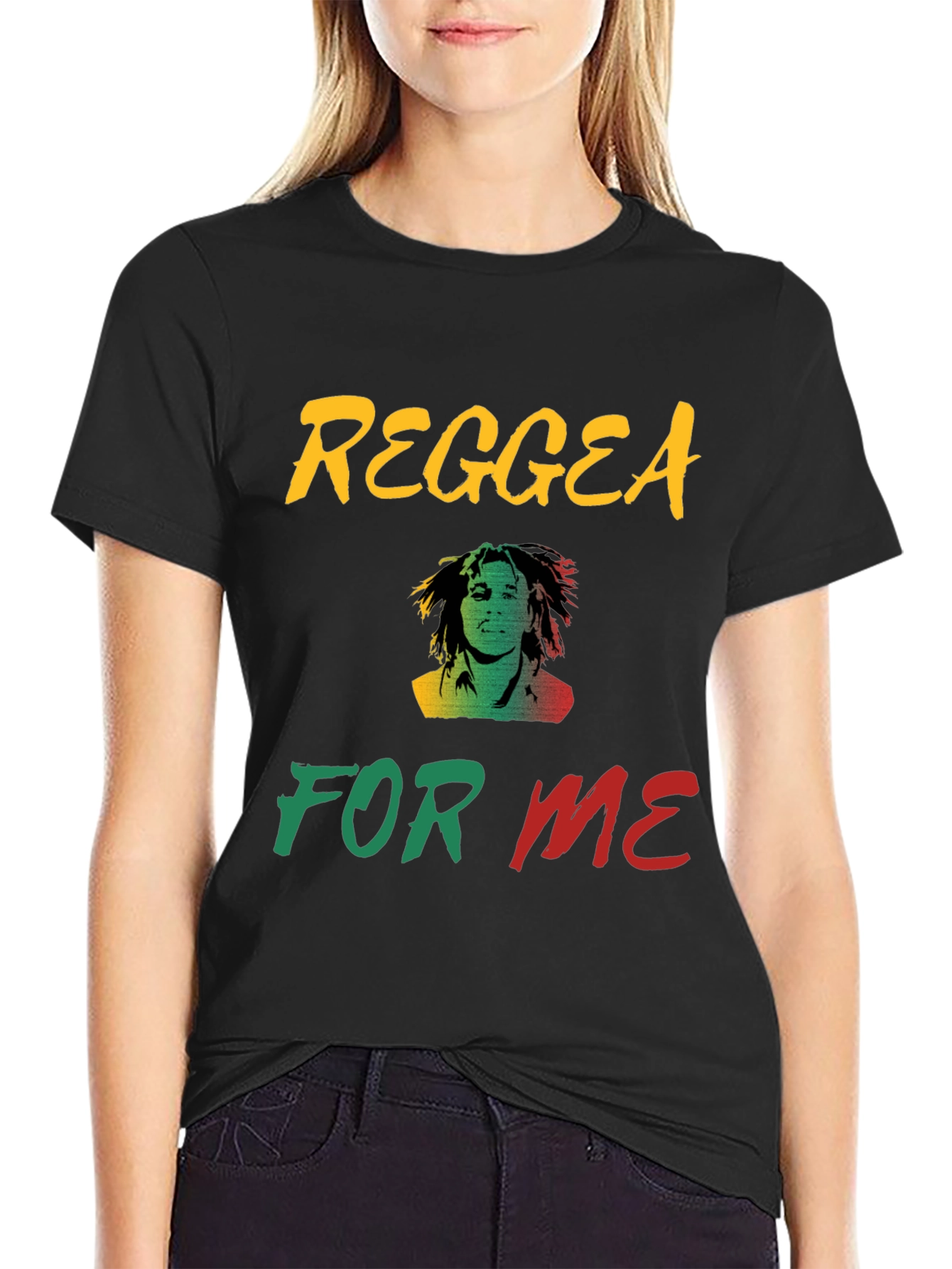 Reggea For Me Graphic Print T-Shirt