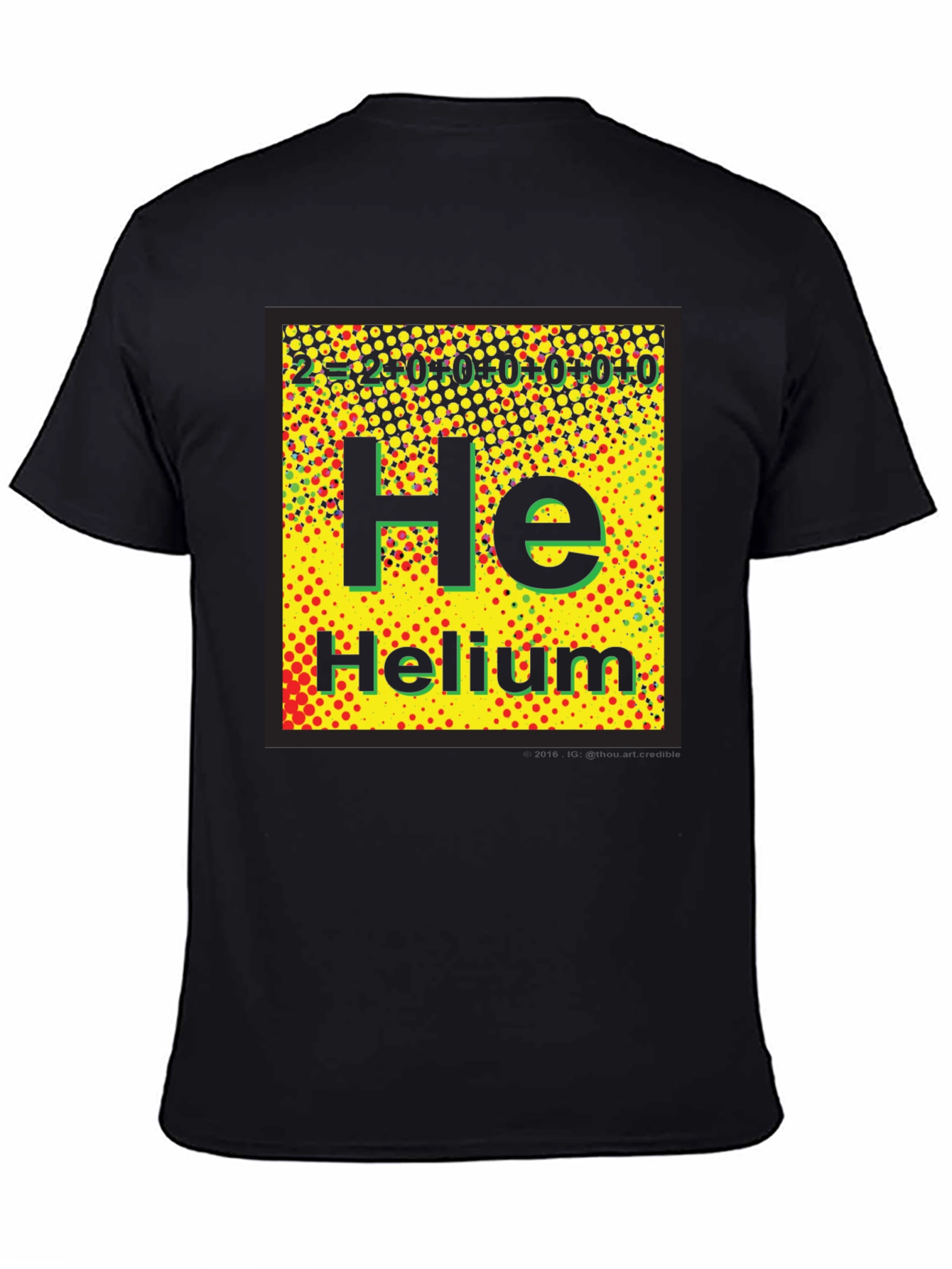 Periodic Table Helium Graphic T-Shirt - Science Tee