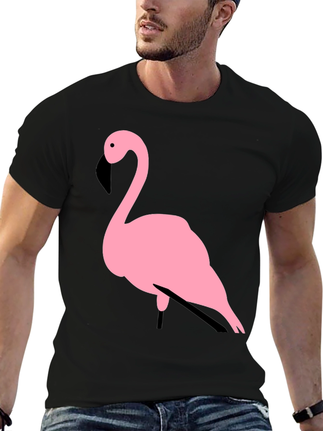 Black Flamingo Graphic Tee