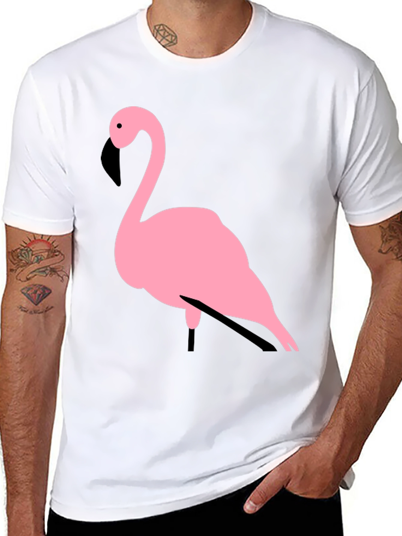 Black Flamingo Graphic Tee