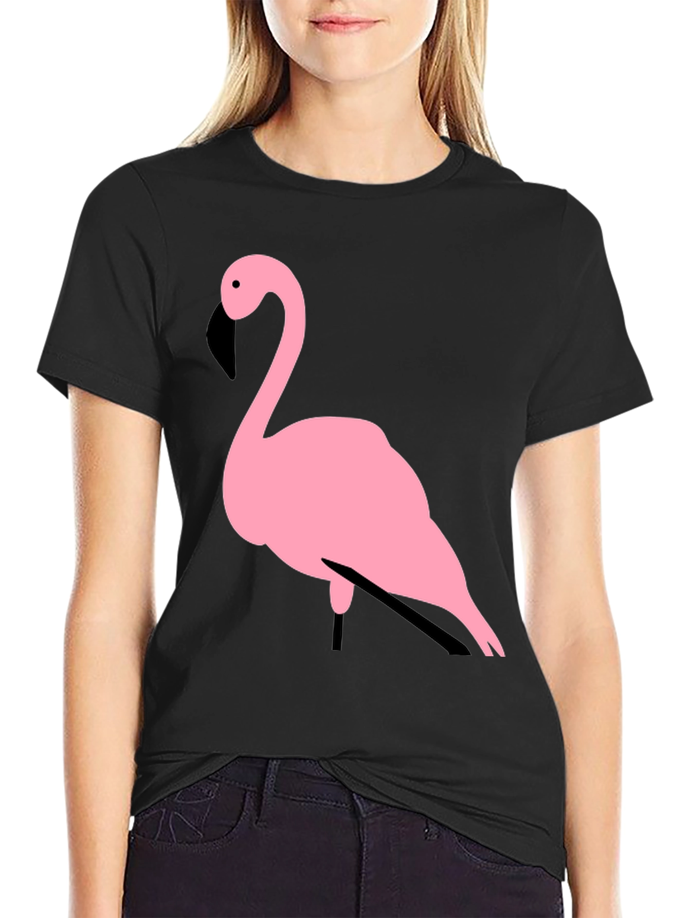 Black Flamingo Graphic Tee