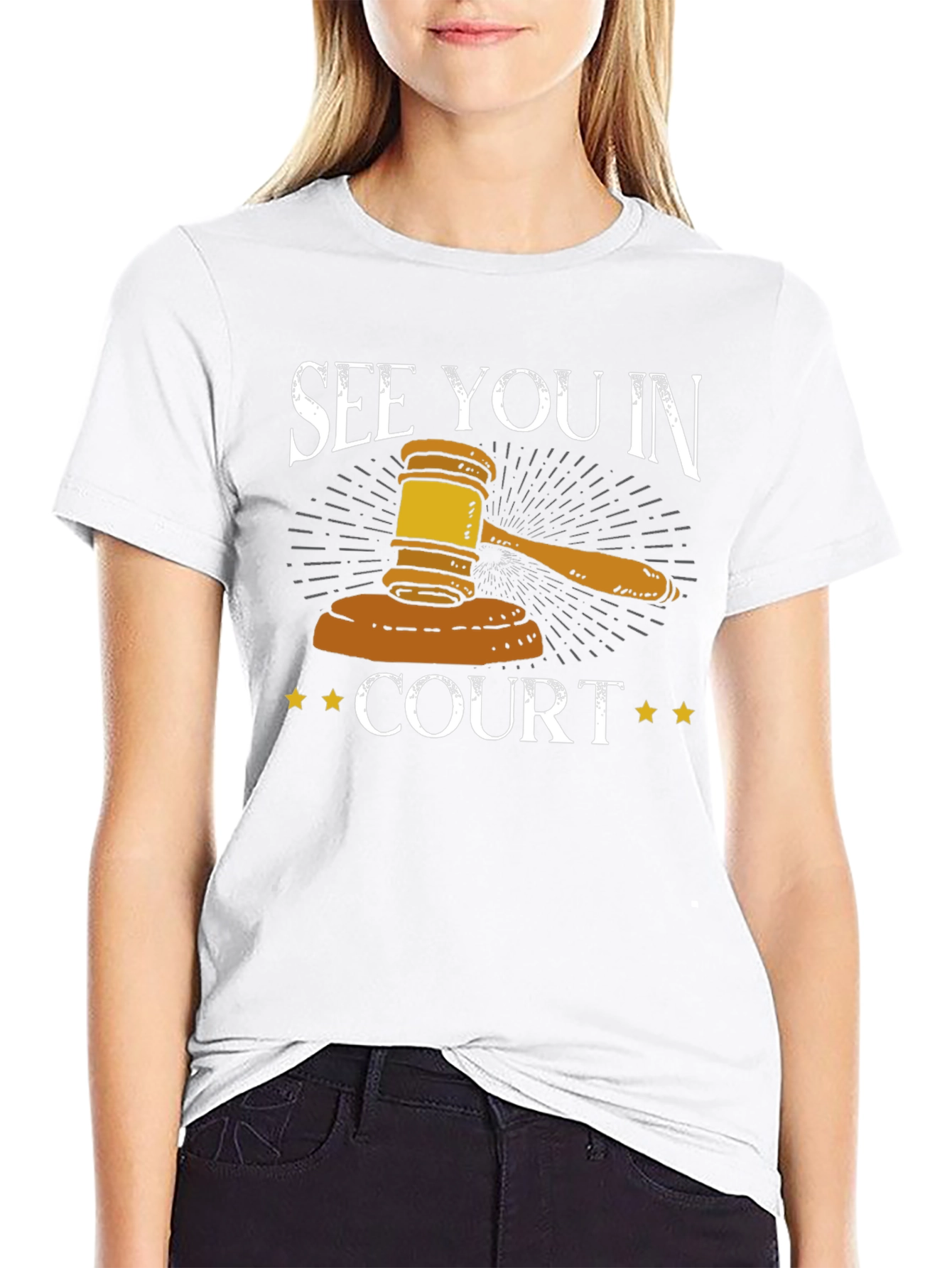 See You In Court T-Shirt - Gavel Graphic Tee