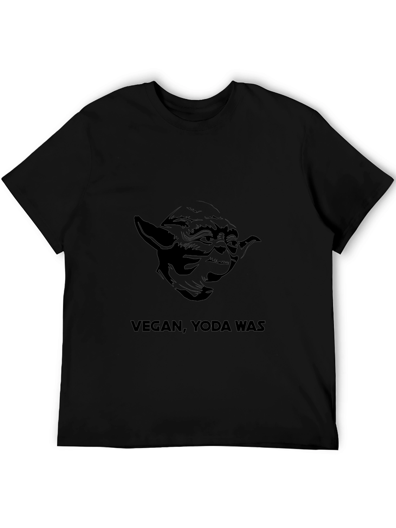 Vegan Yoda Graphic T-Shirt