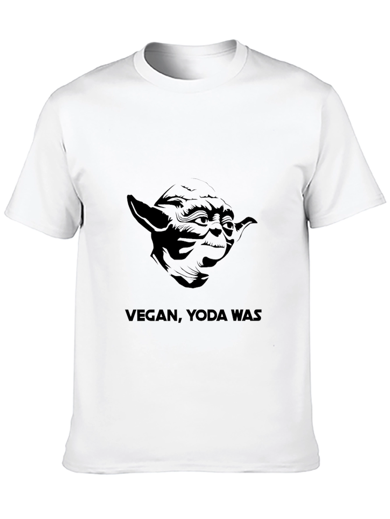 Vegan Yoda Graphic T-Shirt