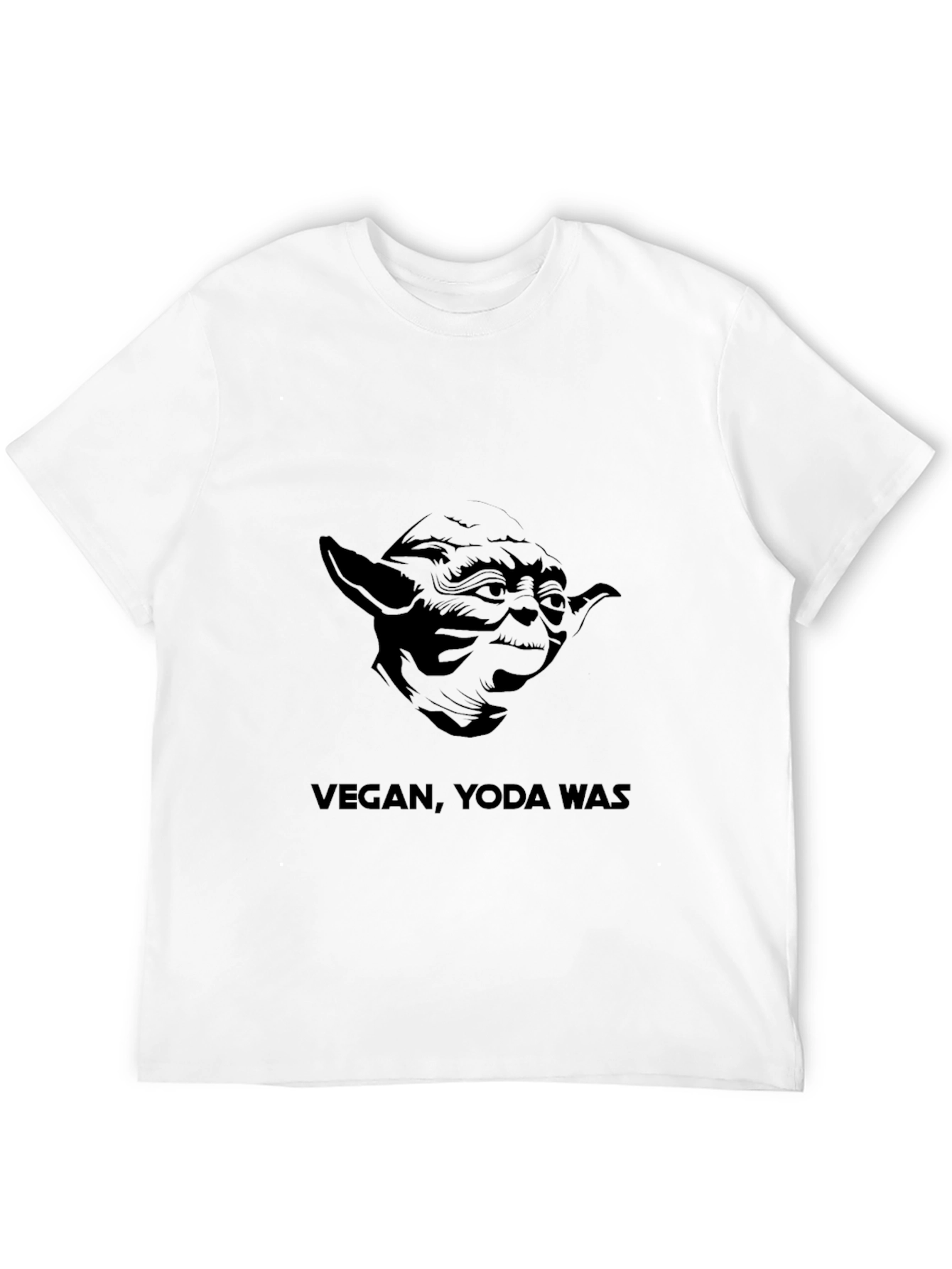 Vegan Yoda Graphic T-Shirt