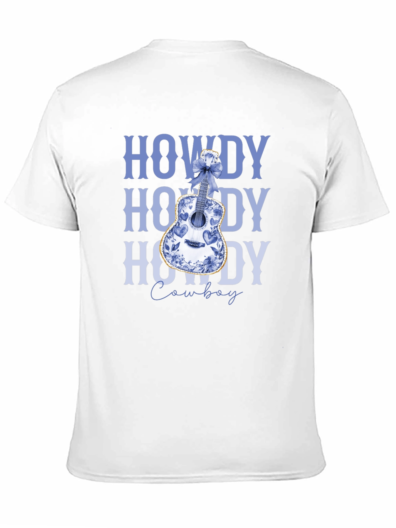 Howdy Cowboy Guitar Graphic Tee