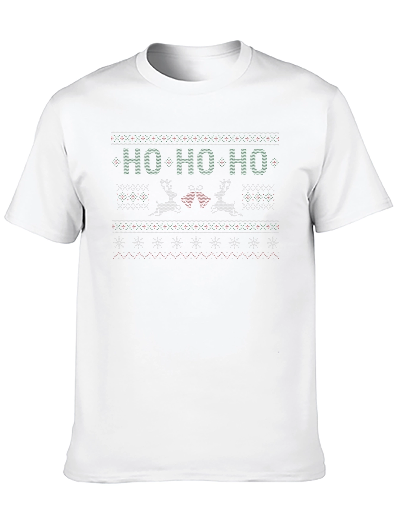 Festive Knitted Christmas T-Shirt