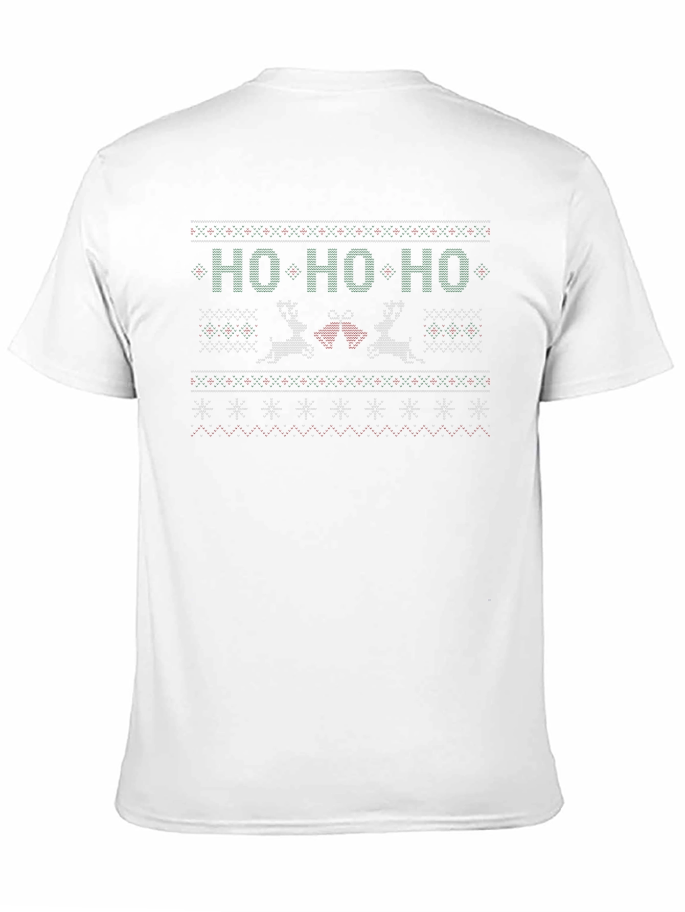 Festive Knitted Christmas T-Shirt