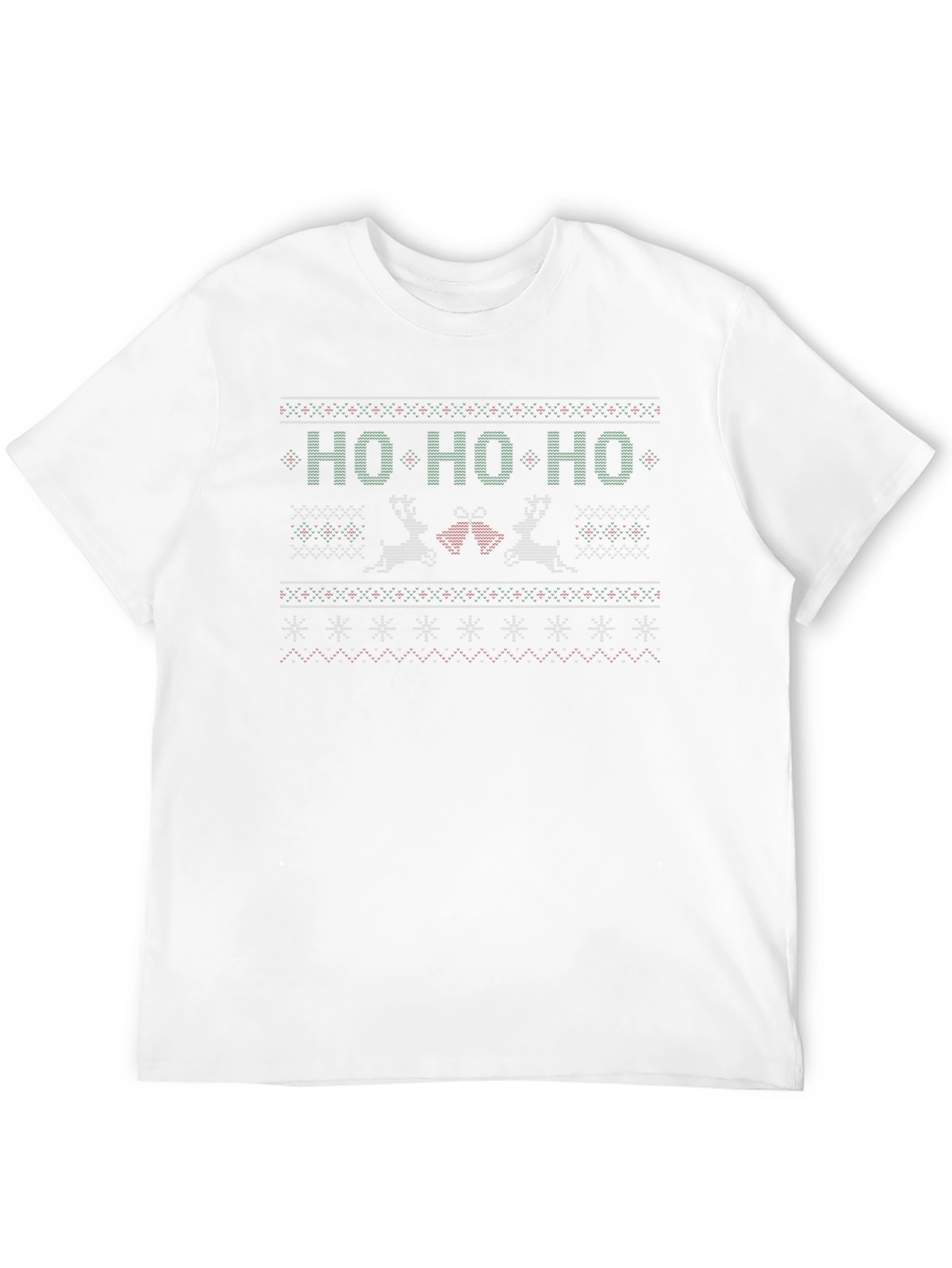 Festive Knitted Christmas T-Shirt