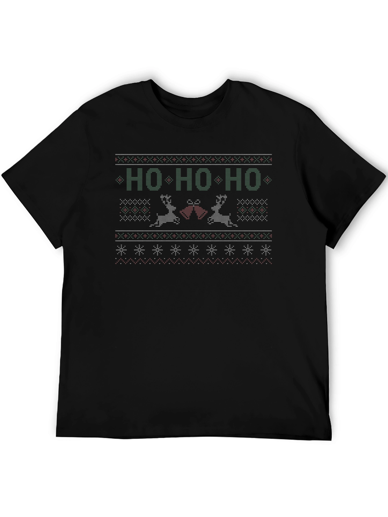 Festive Knitted Christmas T-Shirt