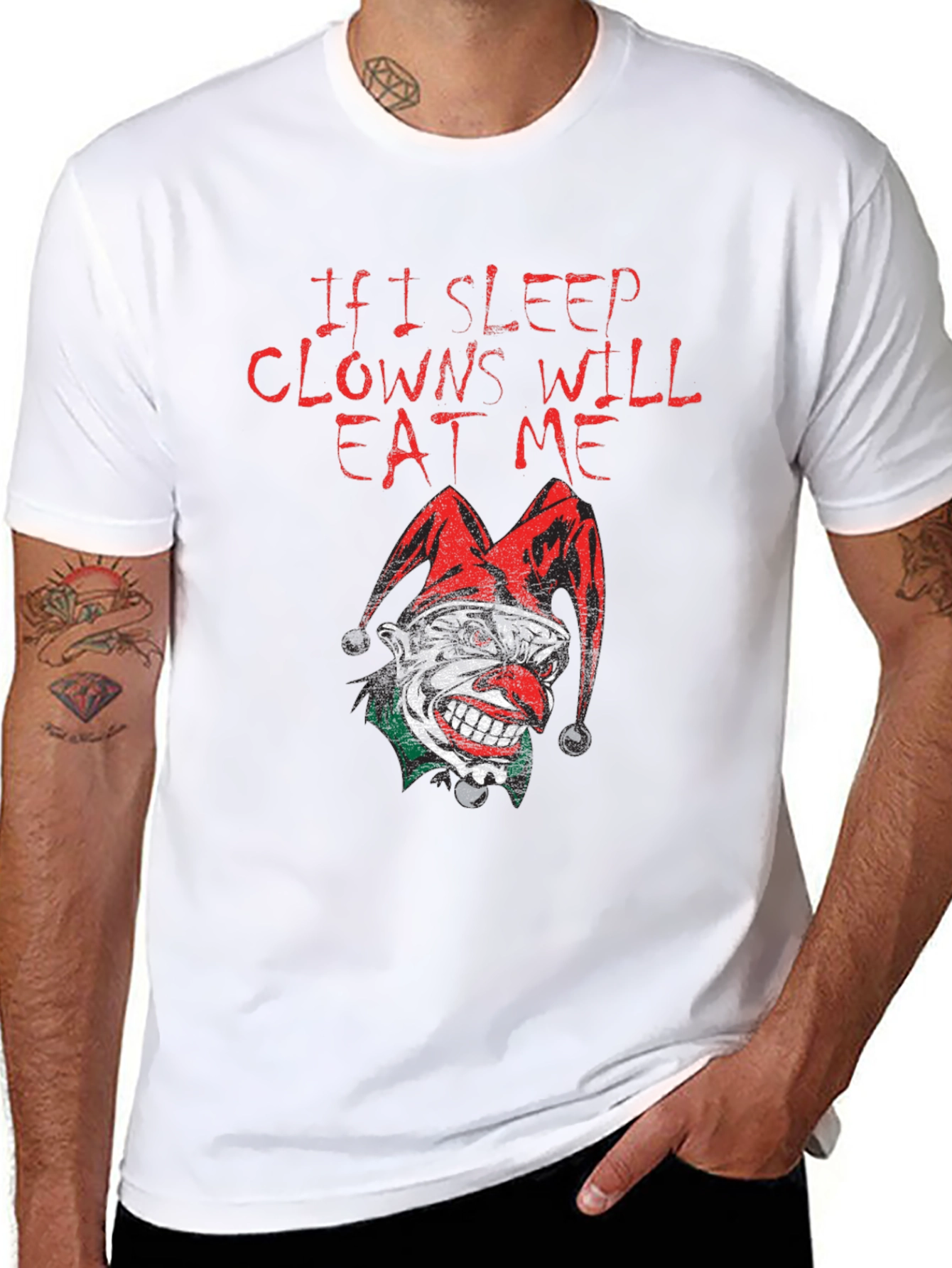 If I Sleep Clowns Will Eat Me Graphic T-Shirt