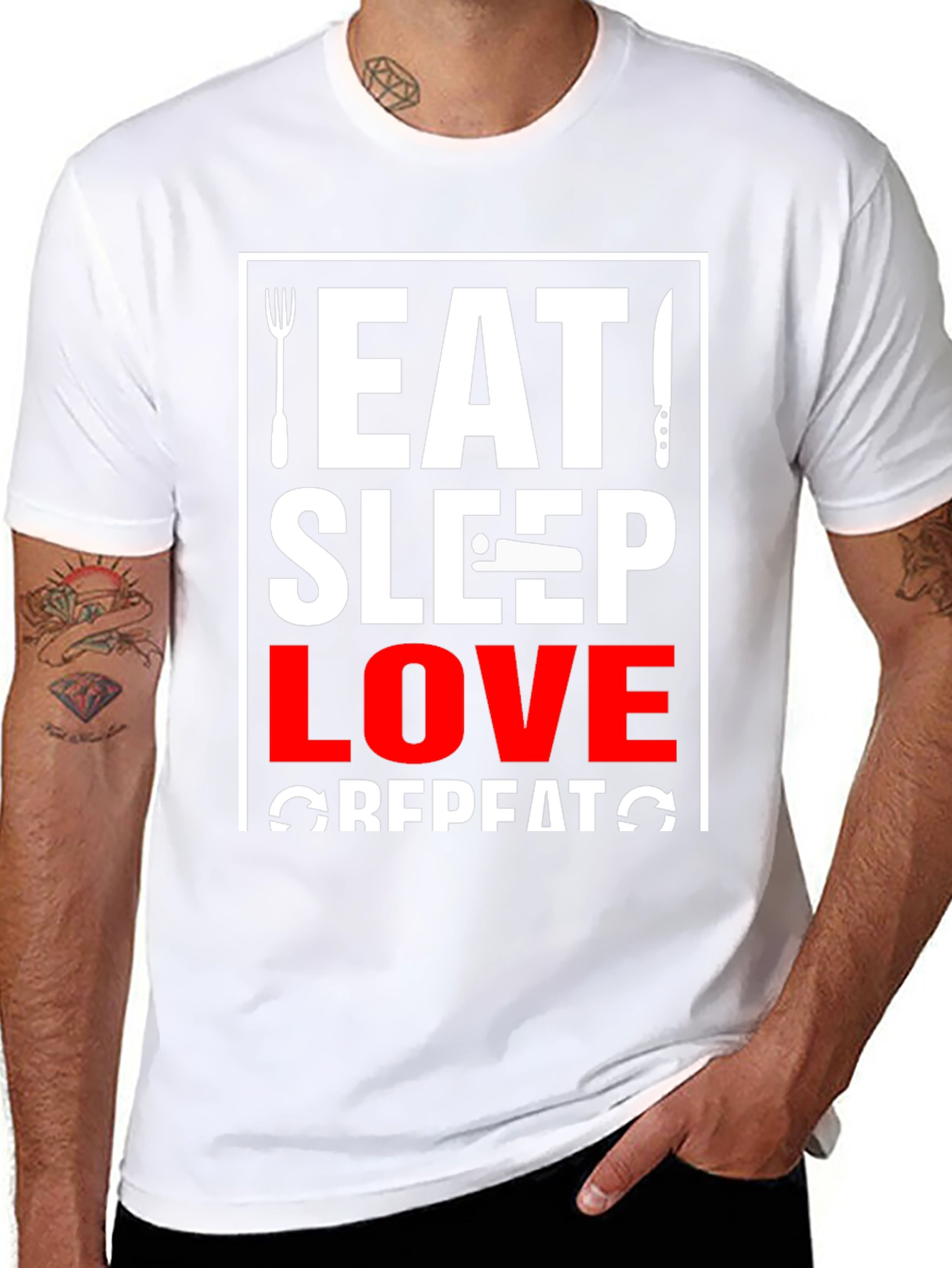 Eat Sleep Love Repeat T-Shirt
