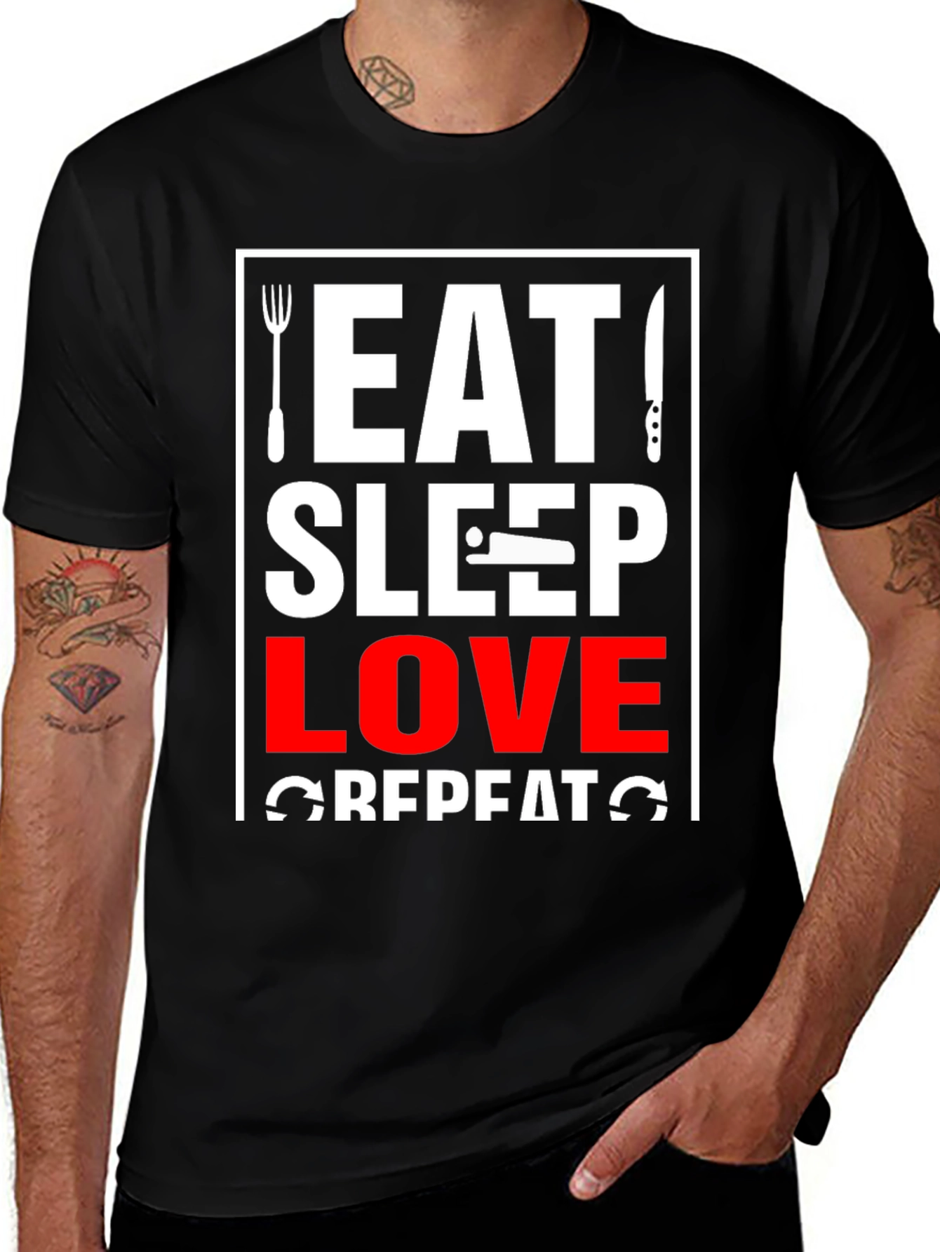 Eat Sleep Love Repeat T-Shirt