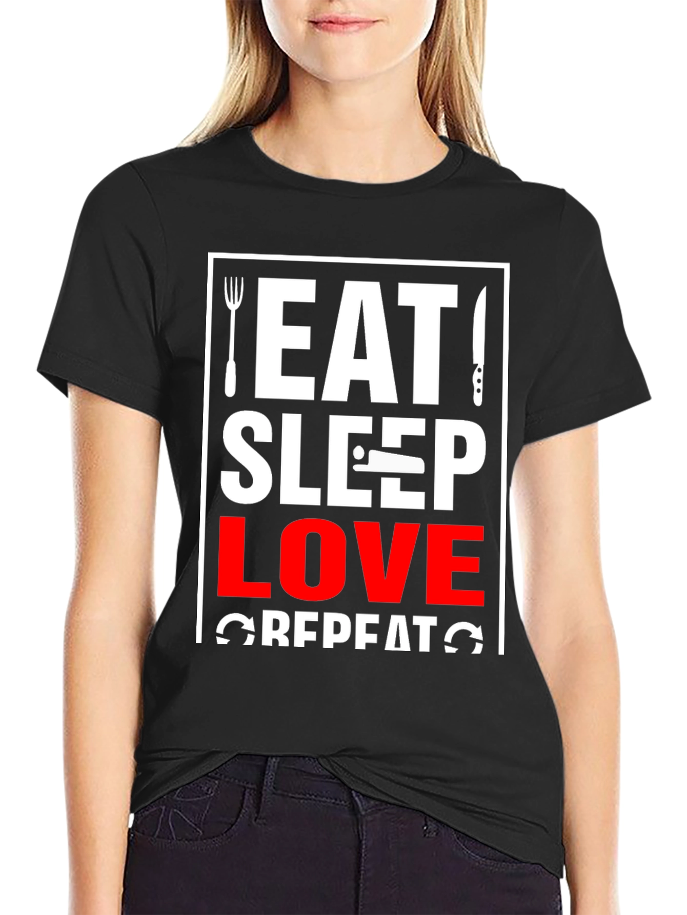 Eat Sleep Love Repeat T-Shirt