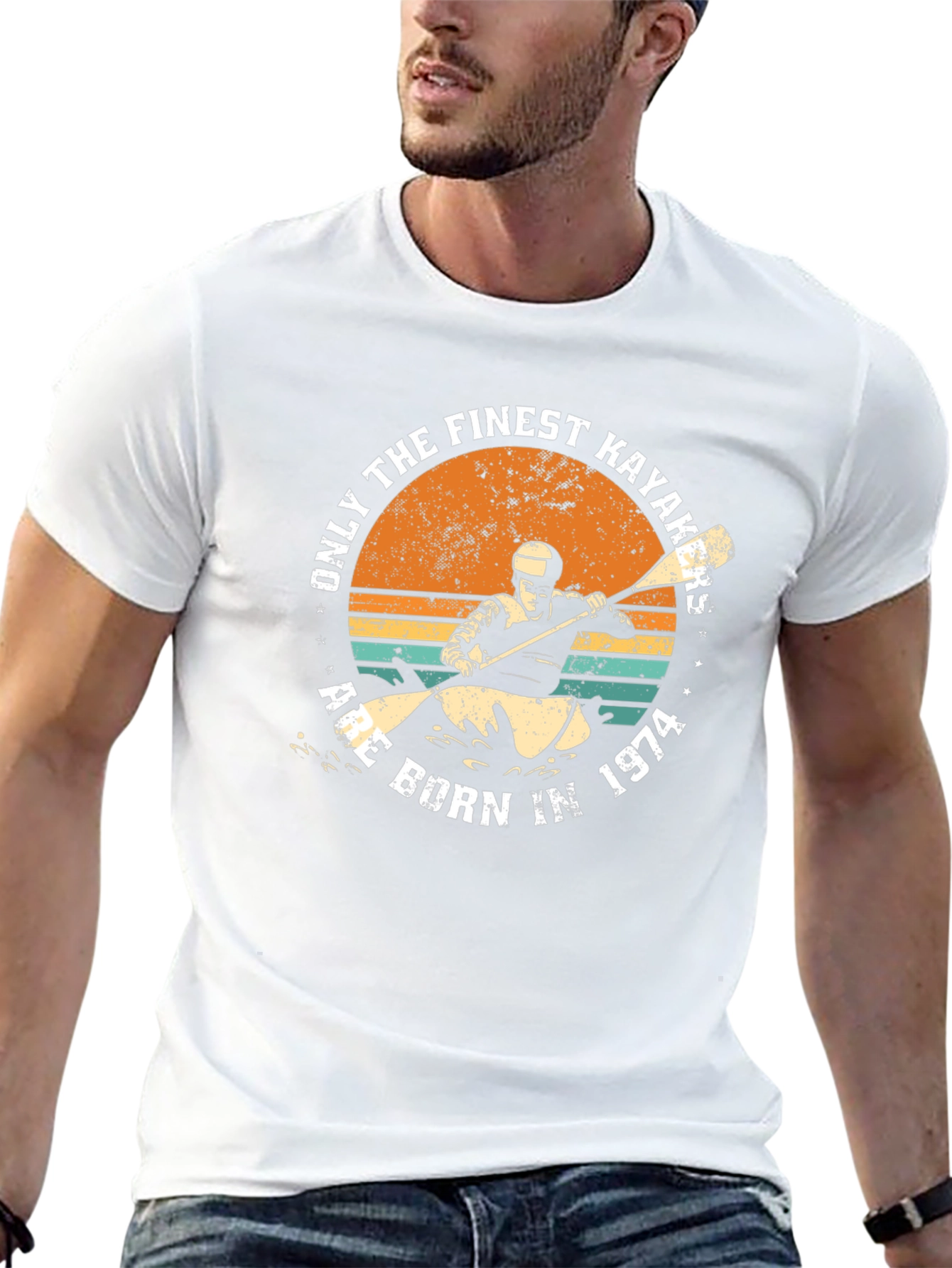 Finest Kayakers Born in 1974 Black T-Shirt