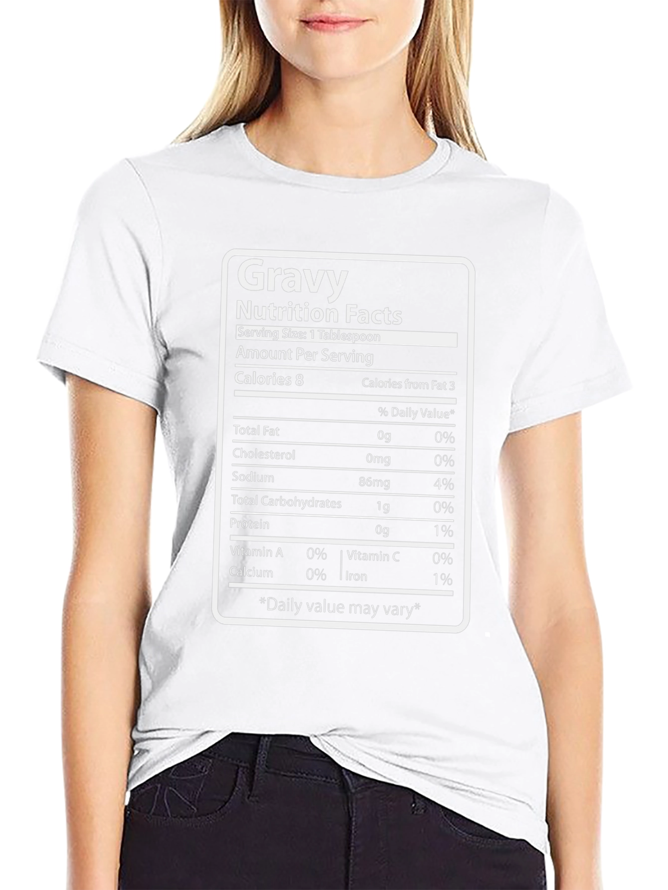 Gravy Nutrition Facts Novelty T-Shirt