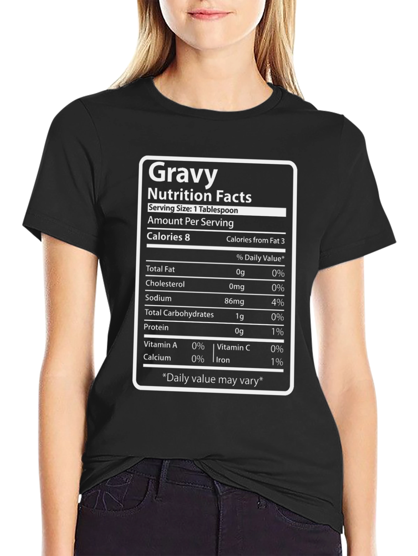 Gravy Nutrition Facts Novelty T-Shirt