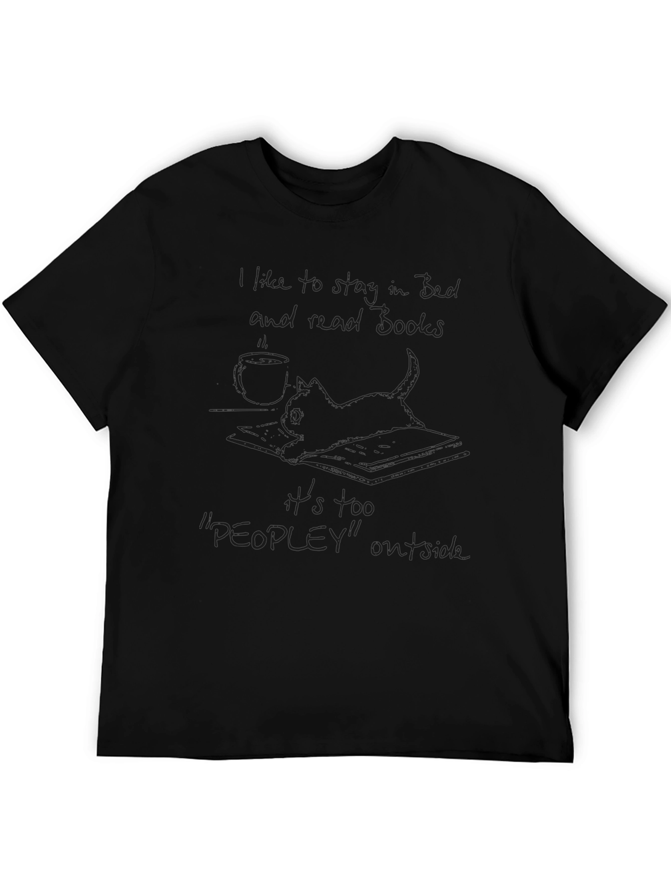 Introverts Paradise: Books Over People T-Shirt