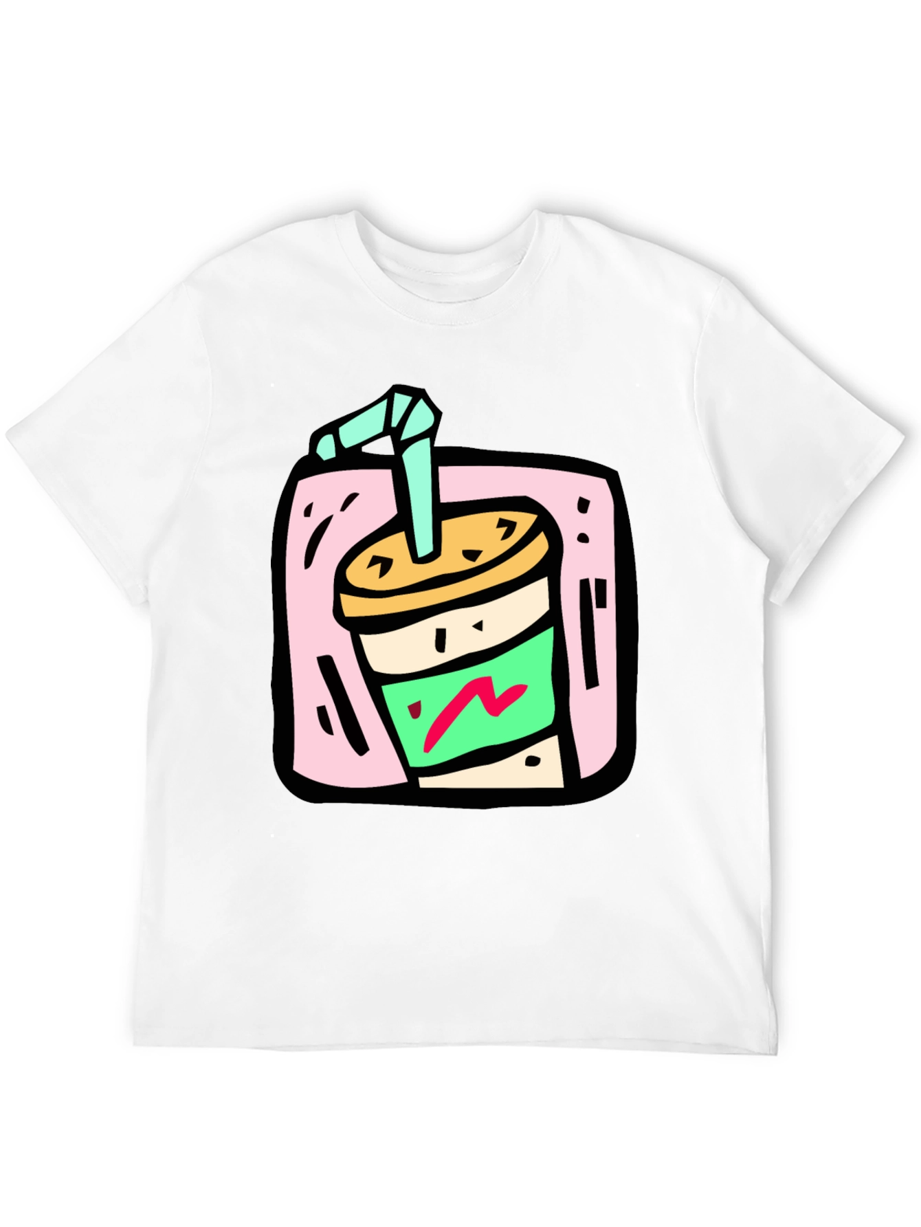 Retro Soda Graphic Tee - Black