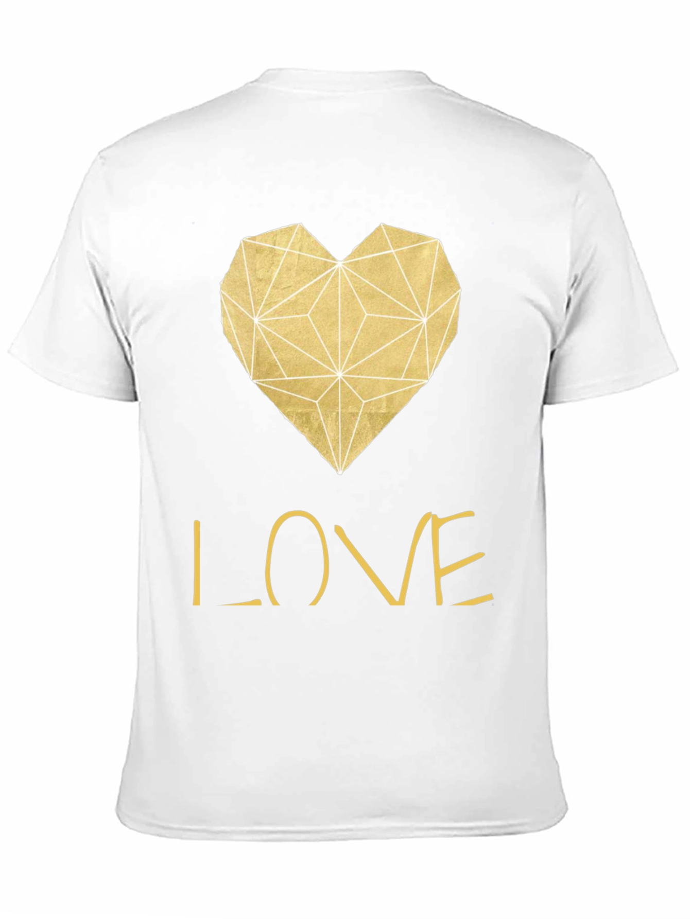 Geometric Heart Love T-Shirt