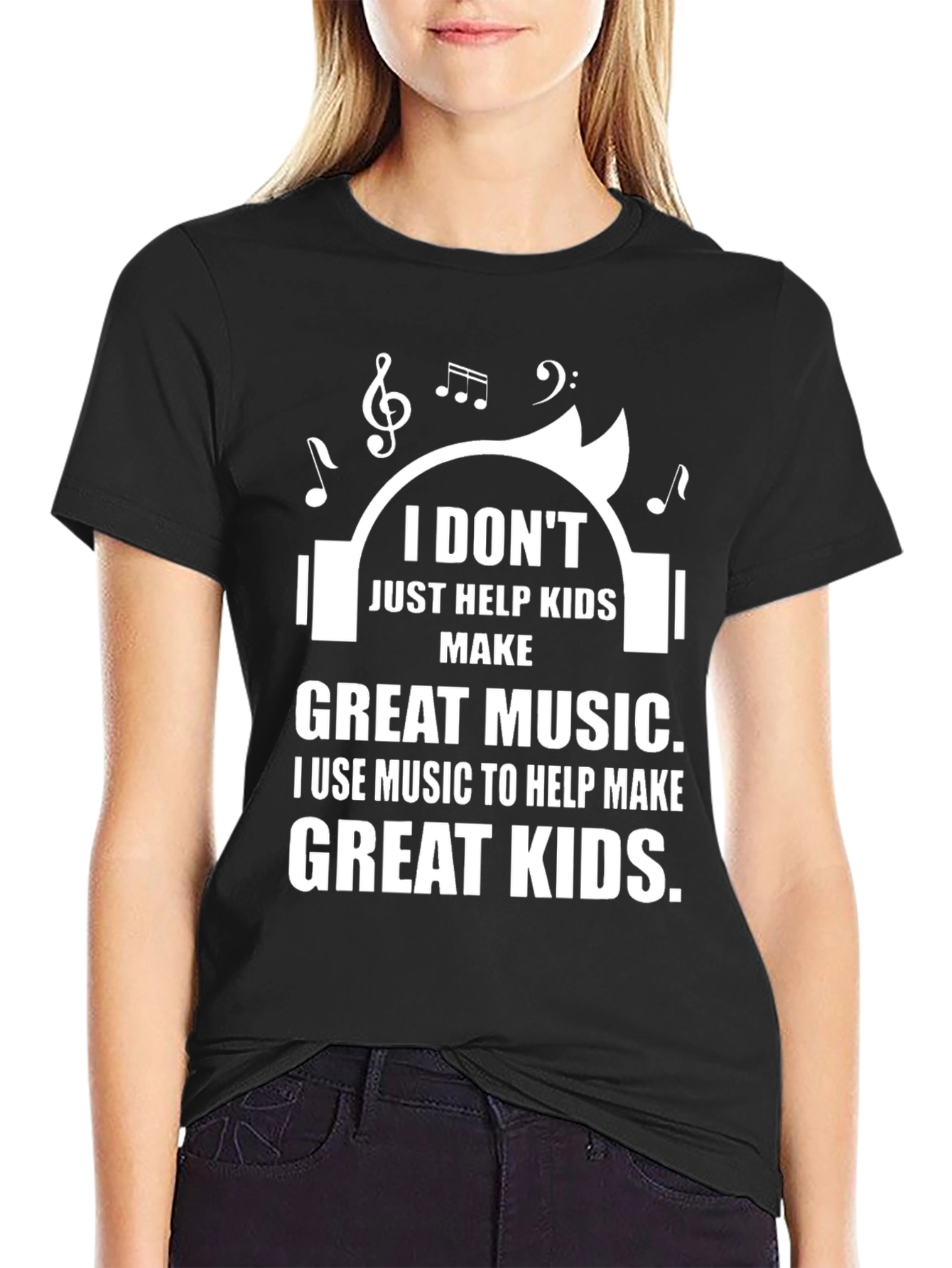 Music Teacher T-Shirt - Great Kids Great Music