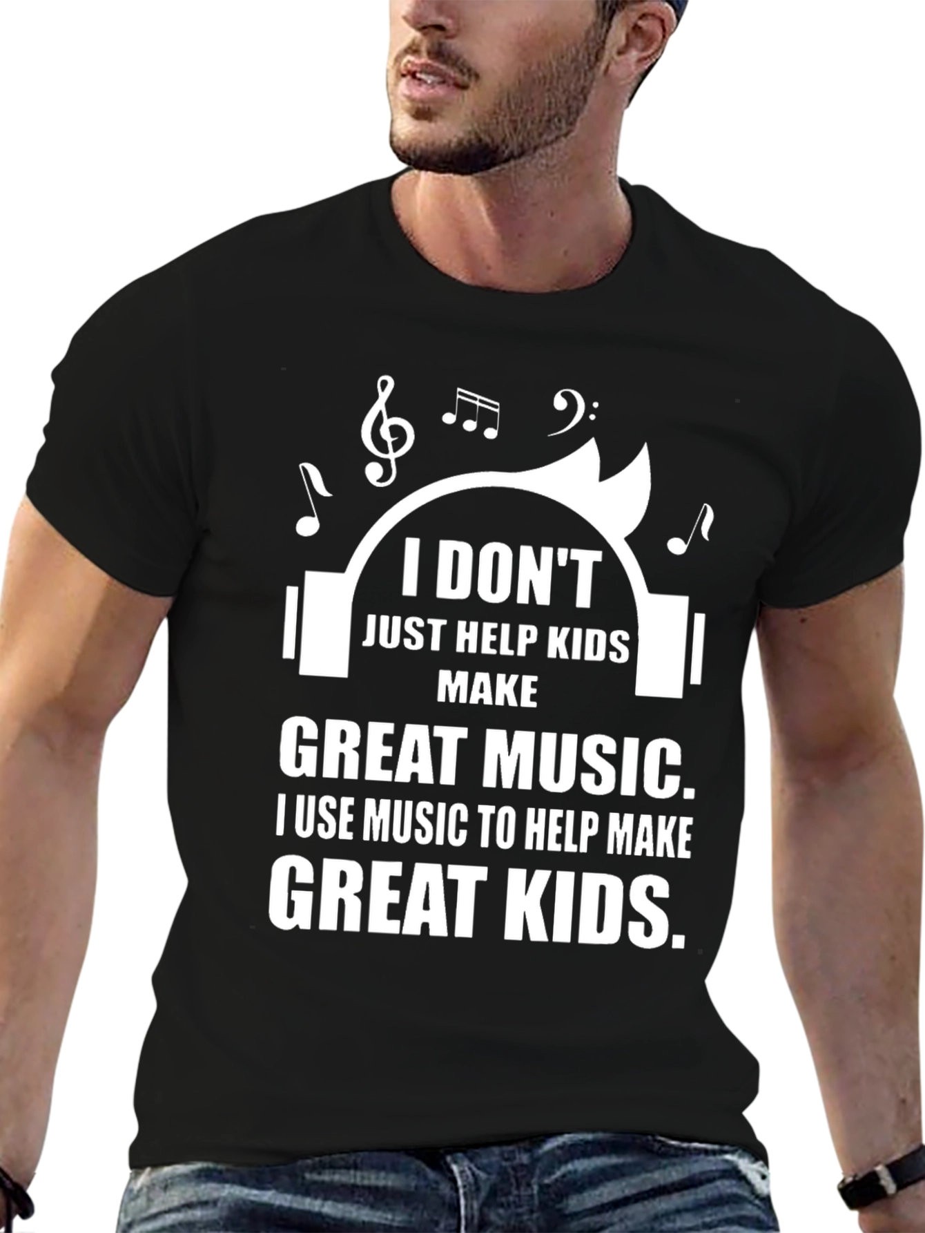 Music Teacher T-Shirt - Great Kids Great Music