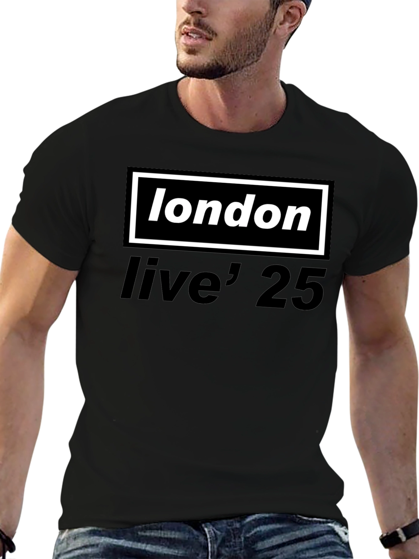 London Live 25 Graphic Tee - Black