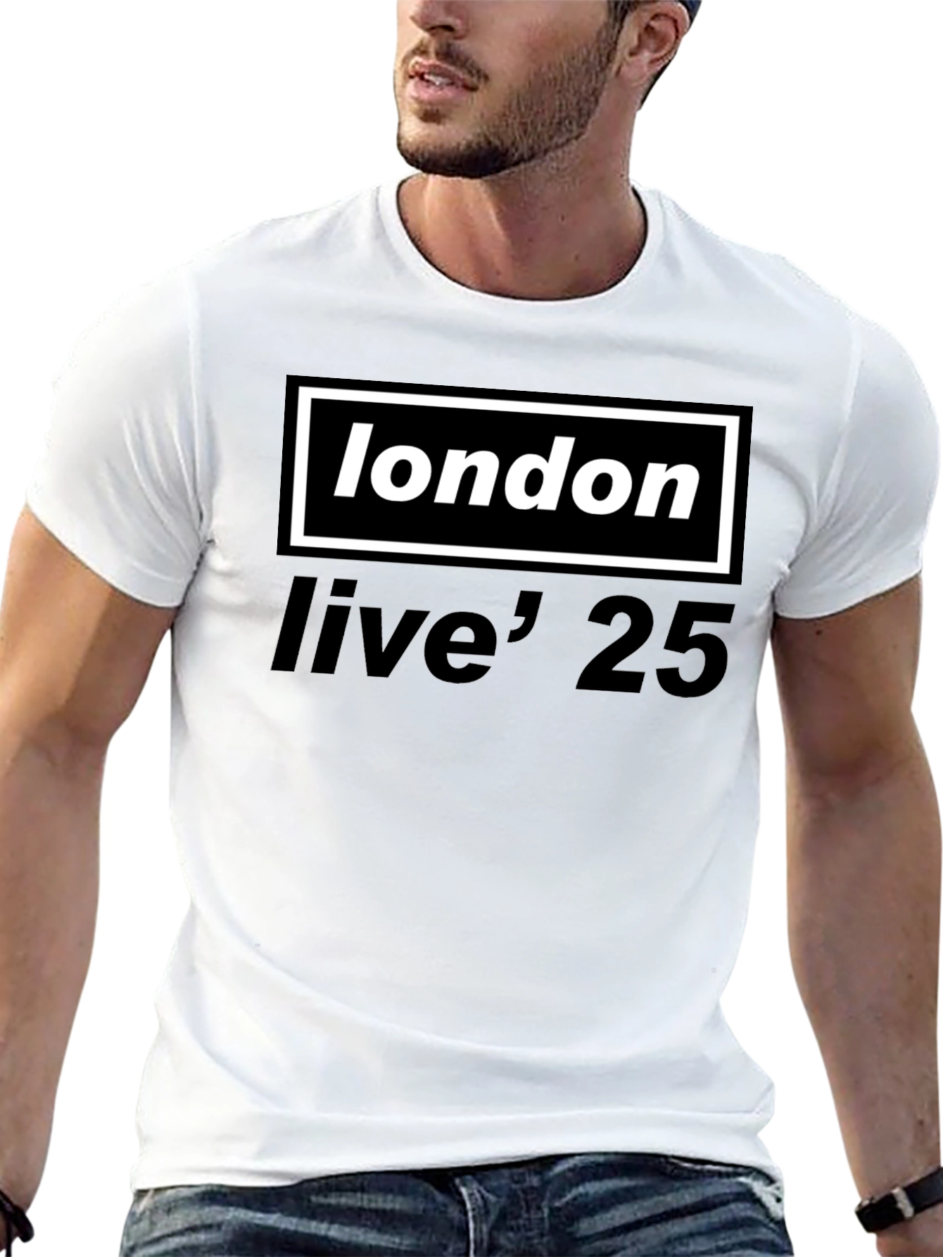 London Live 25 Graphic Tee - Black
