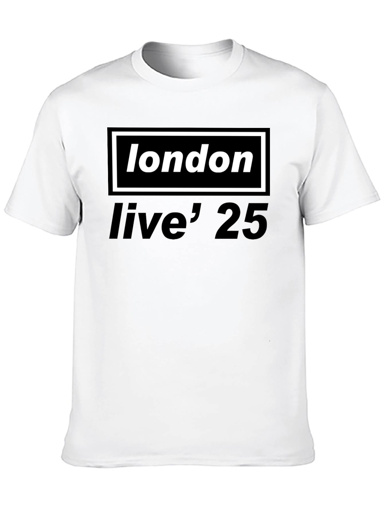 London Live 25 Graphic Tee - Black