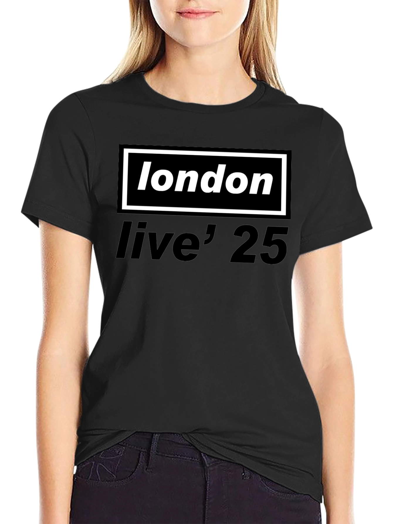 London Live 25 Graphic Tee - Black