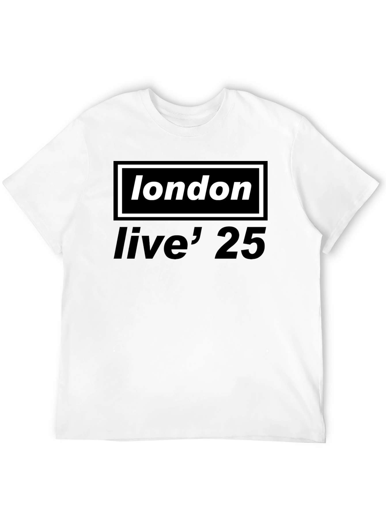 London Live 25 Graphic Tee - Black