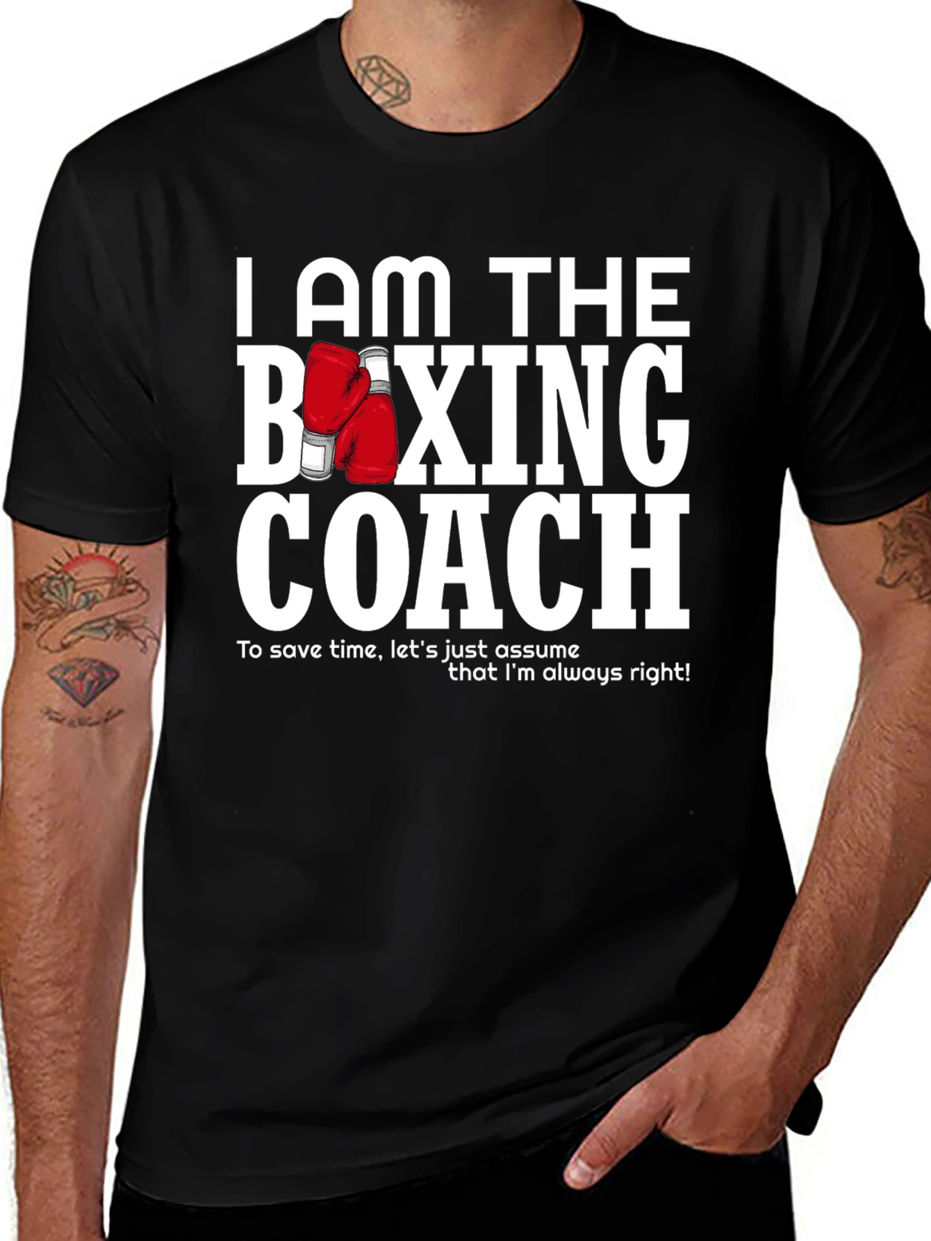 I Am The Boxing Coach Graphic Tee