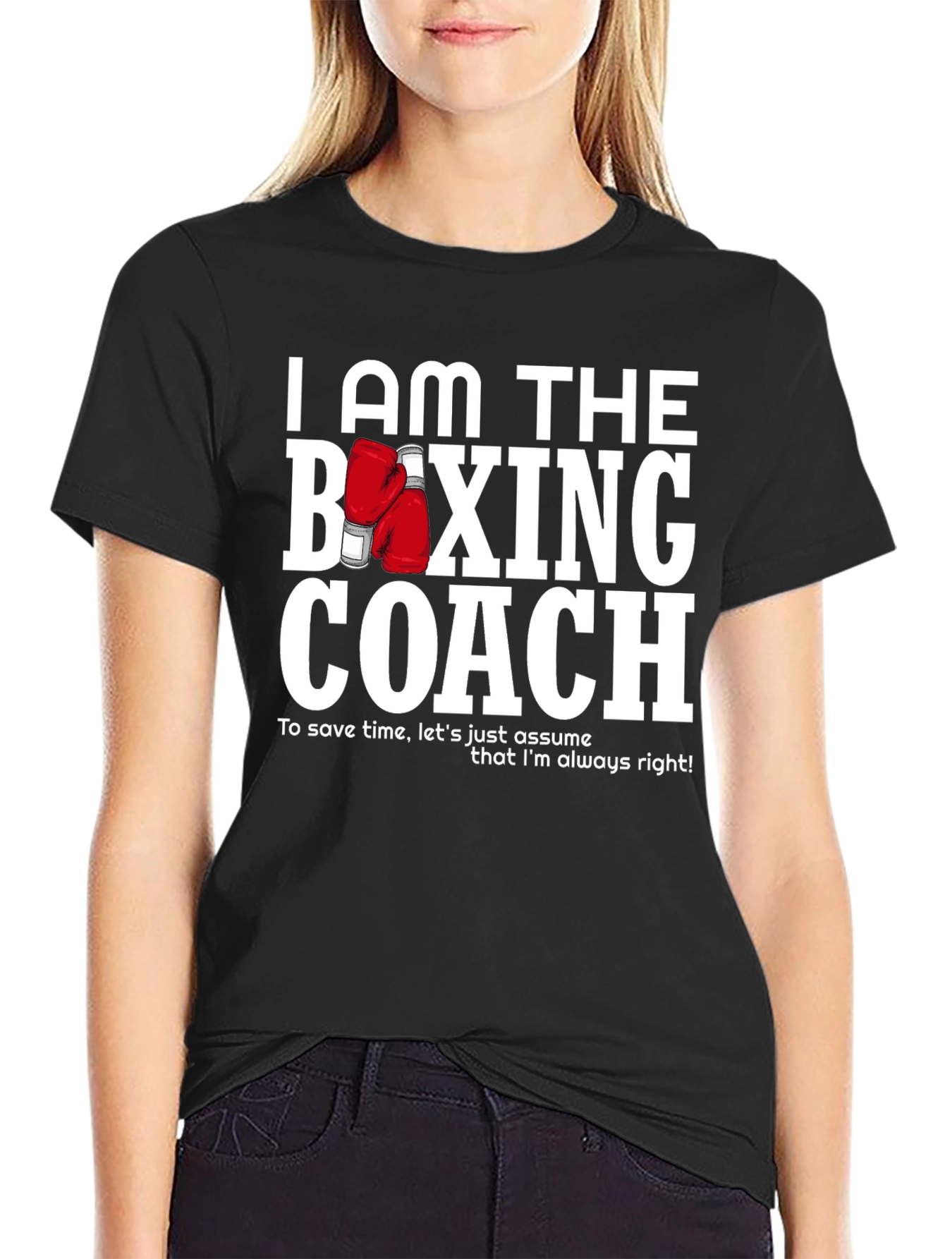 I Am The Boxing Coach Graphic Tee