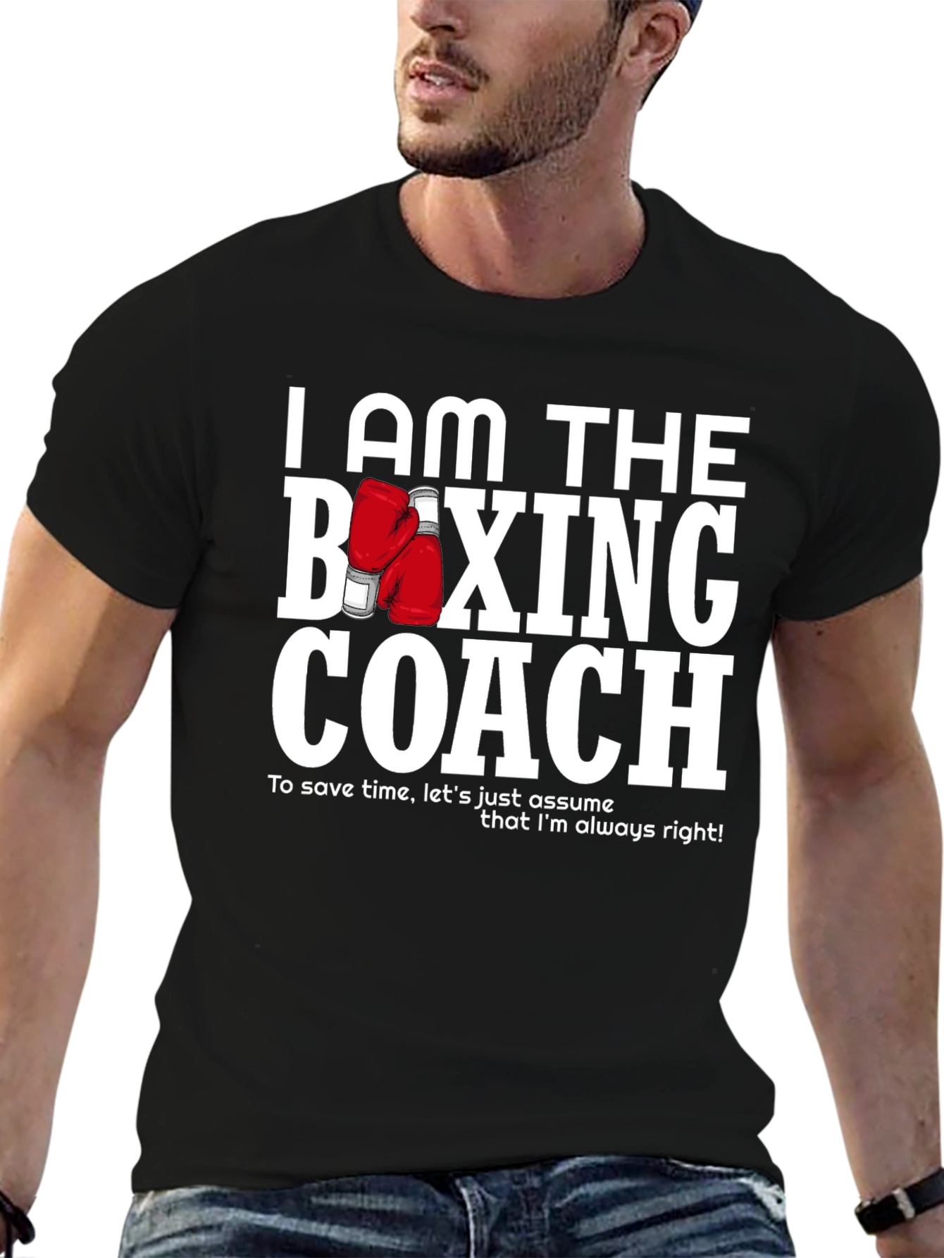 I Am The Boxing Coach Graphic Tee