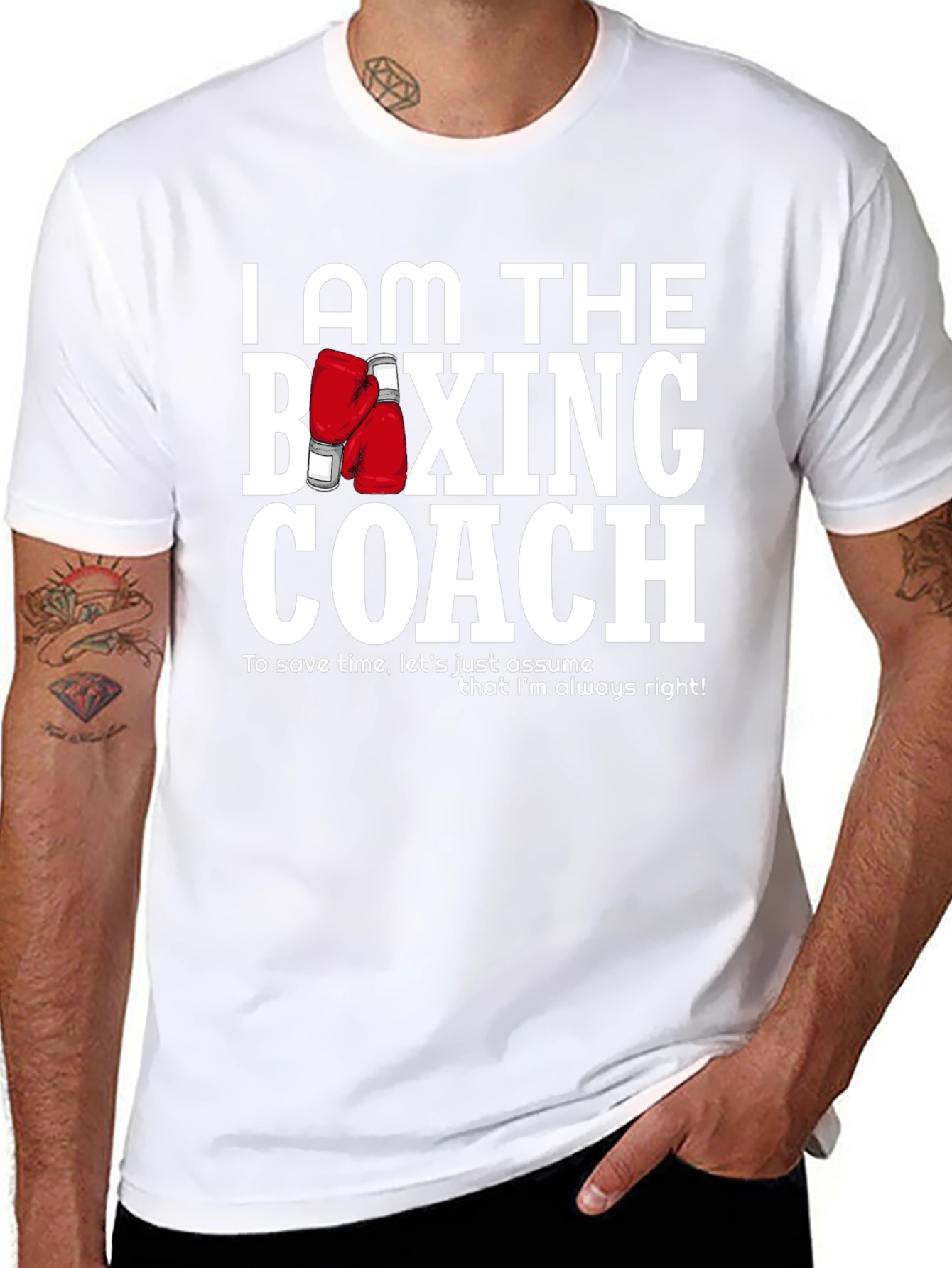 I Am The Boxing Coach Graphic Tee
